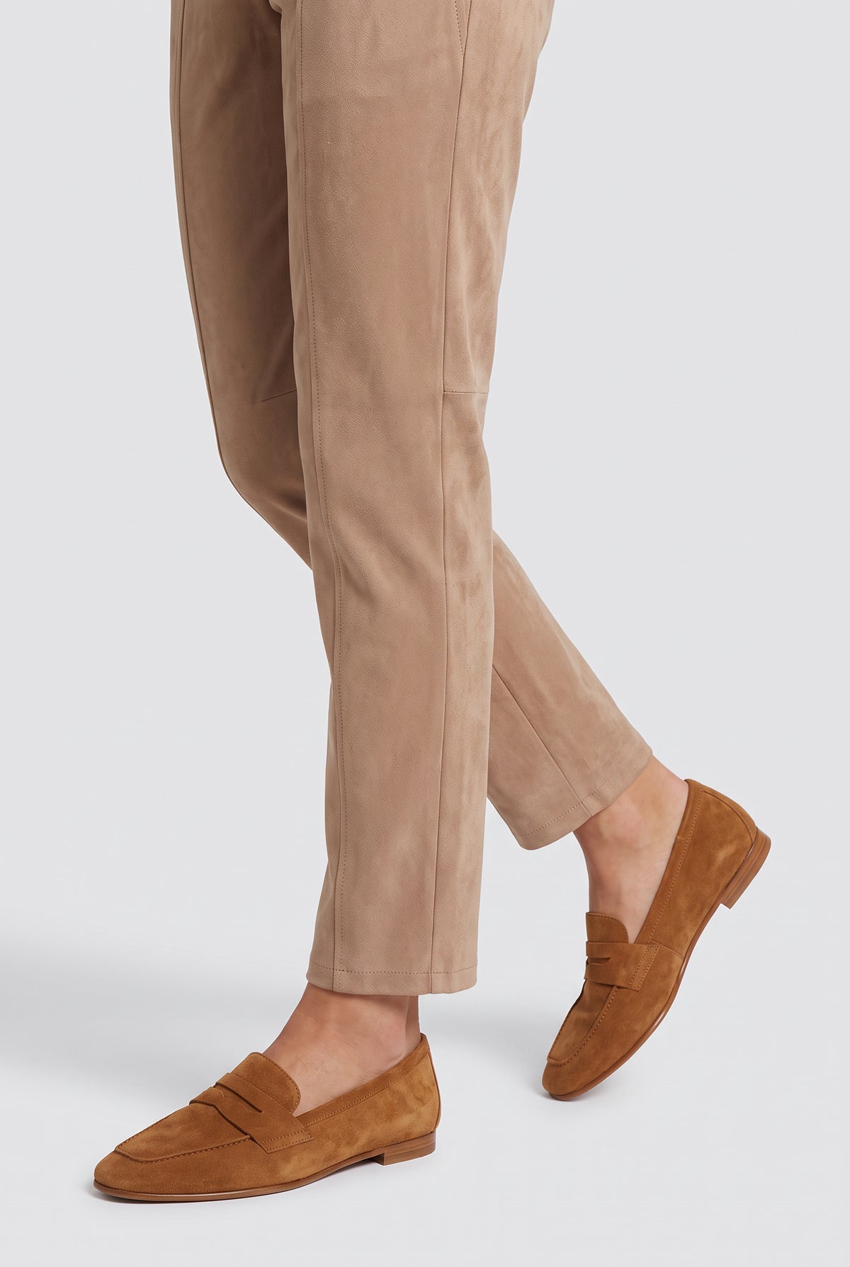 Faux Suede Hazelnut Trousers - 14002568