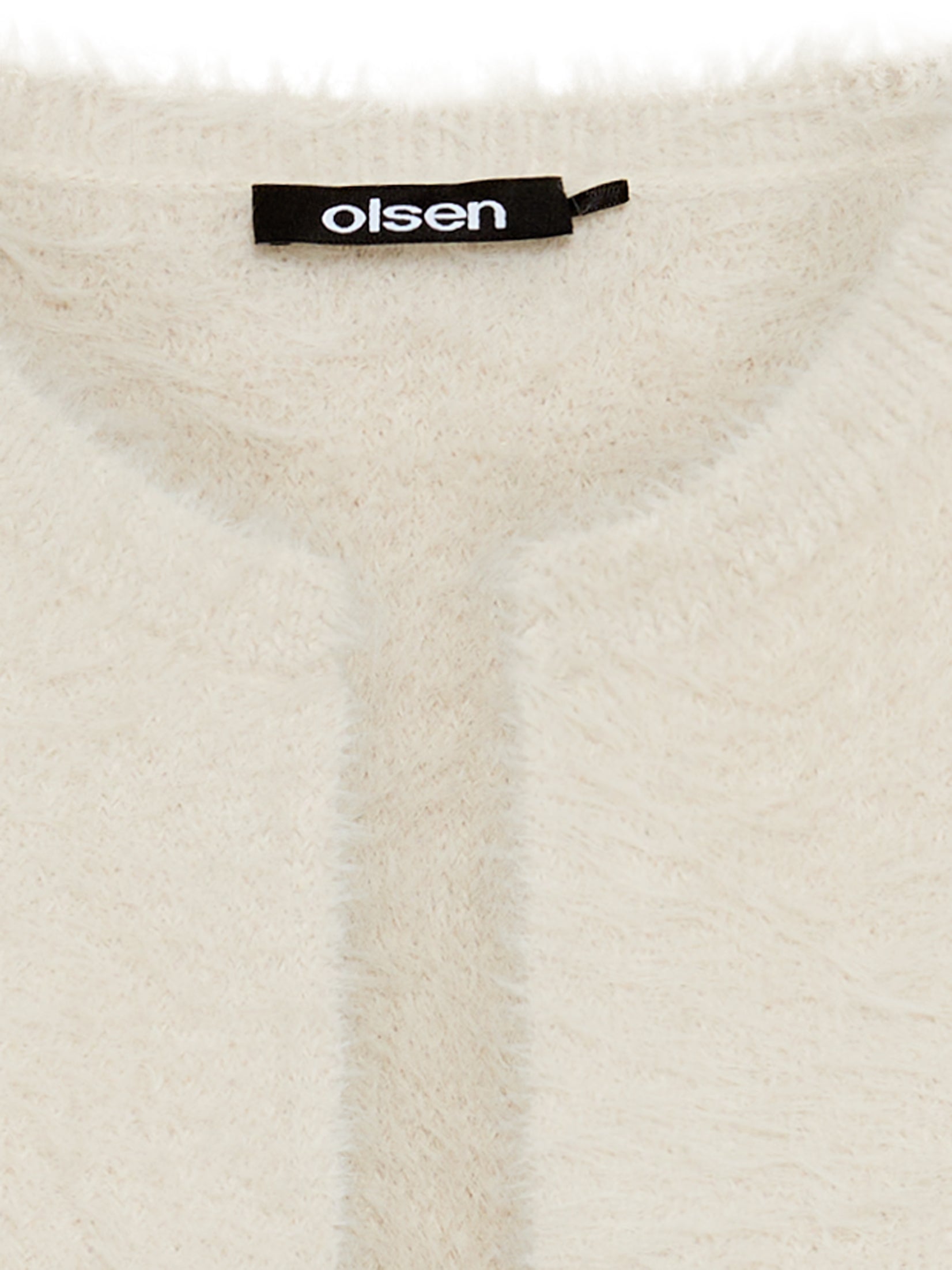 Almond Beige Sleeveless Cardigan - 11004785
