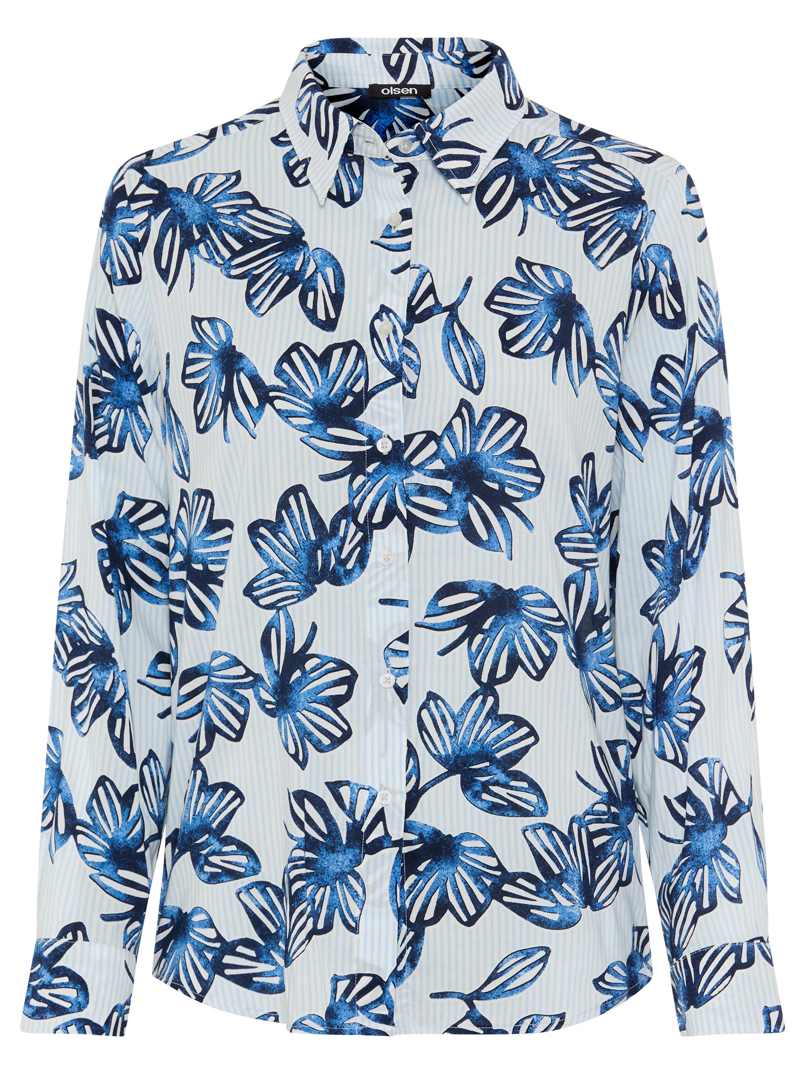 Ink Blue Patterned Shirt - 12002185