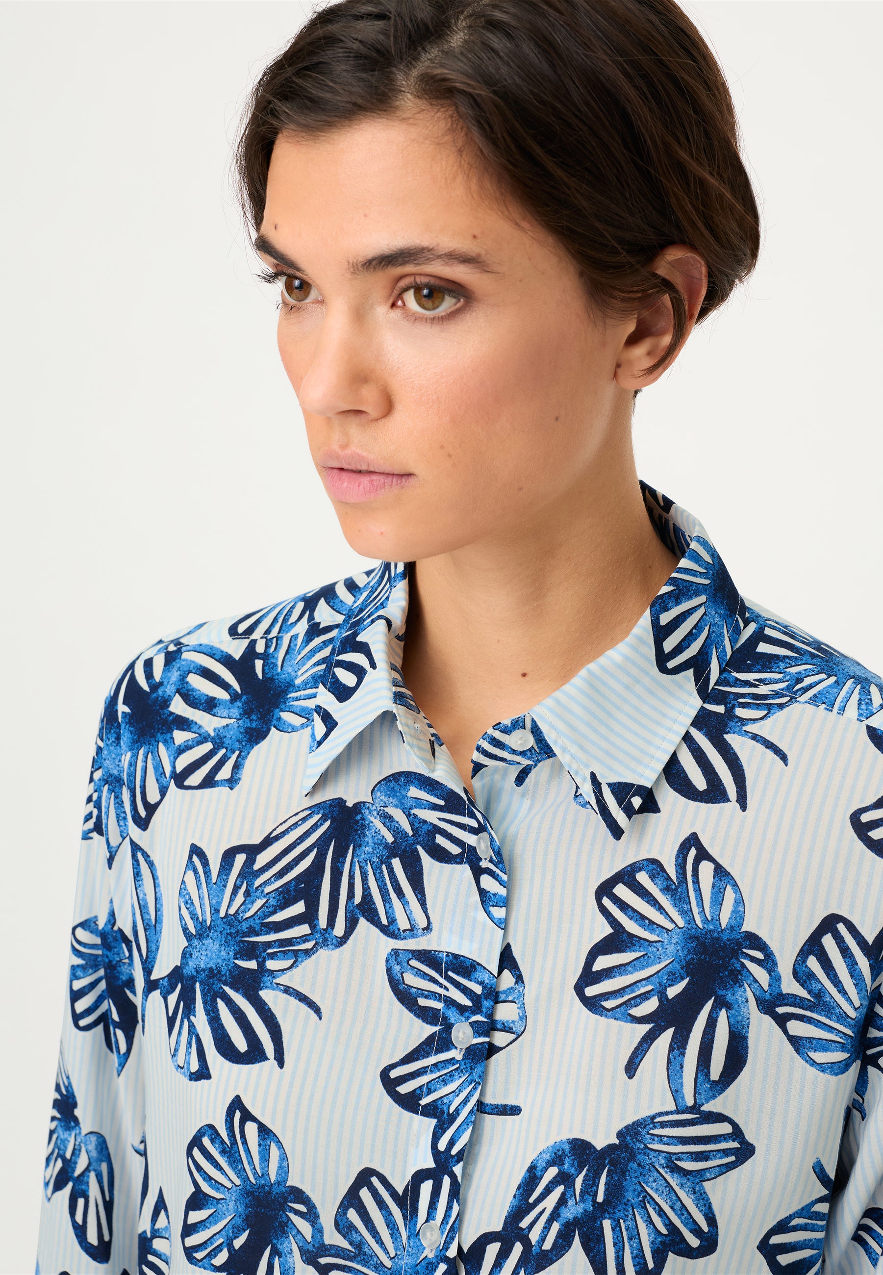 Ink Blue Patterned Shirt - 12002185