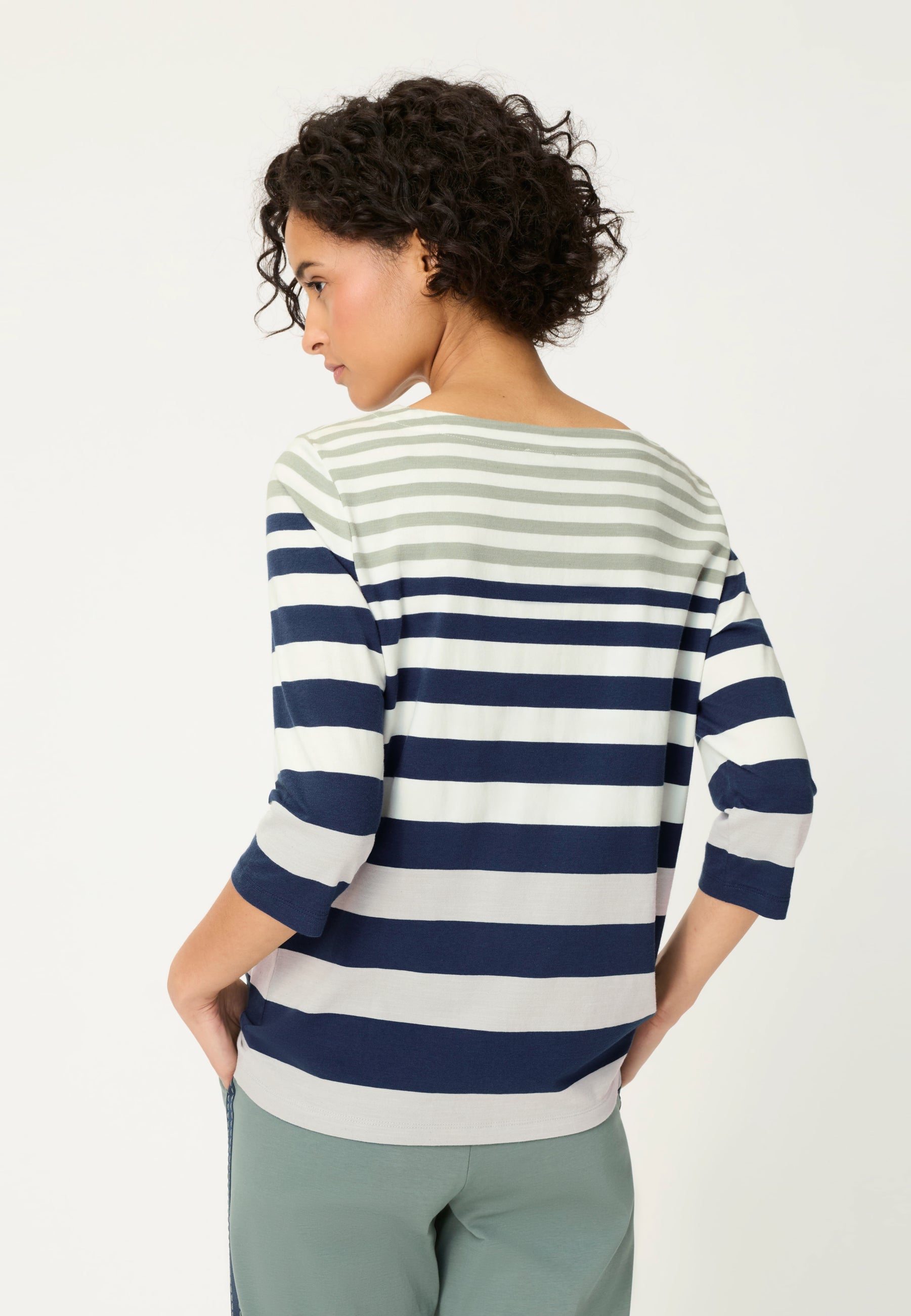 True Navy Striped Top - 11105291