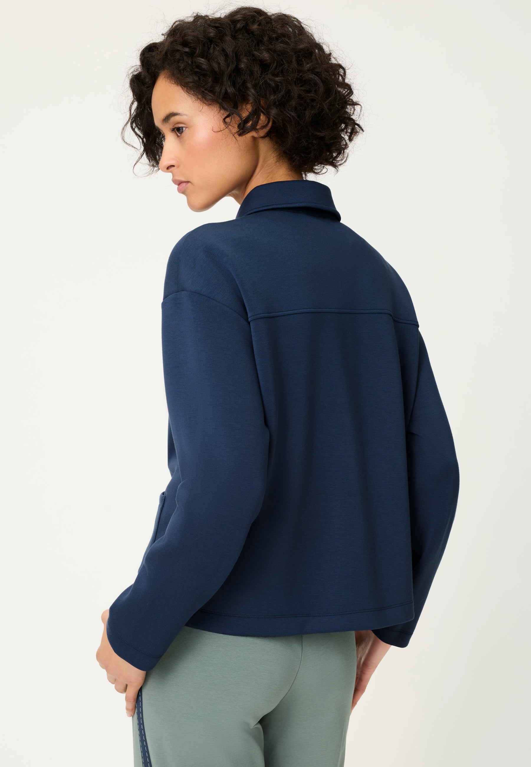 True Navy Jersey Jacket - 11201704