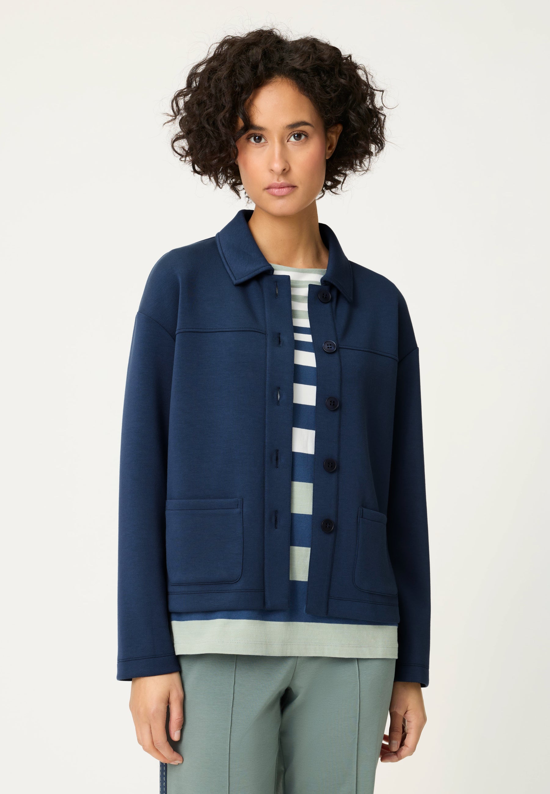 True Navy Jersey Jacket - 11201704