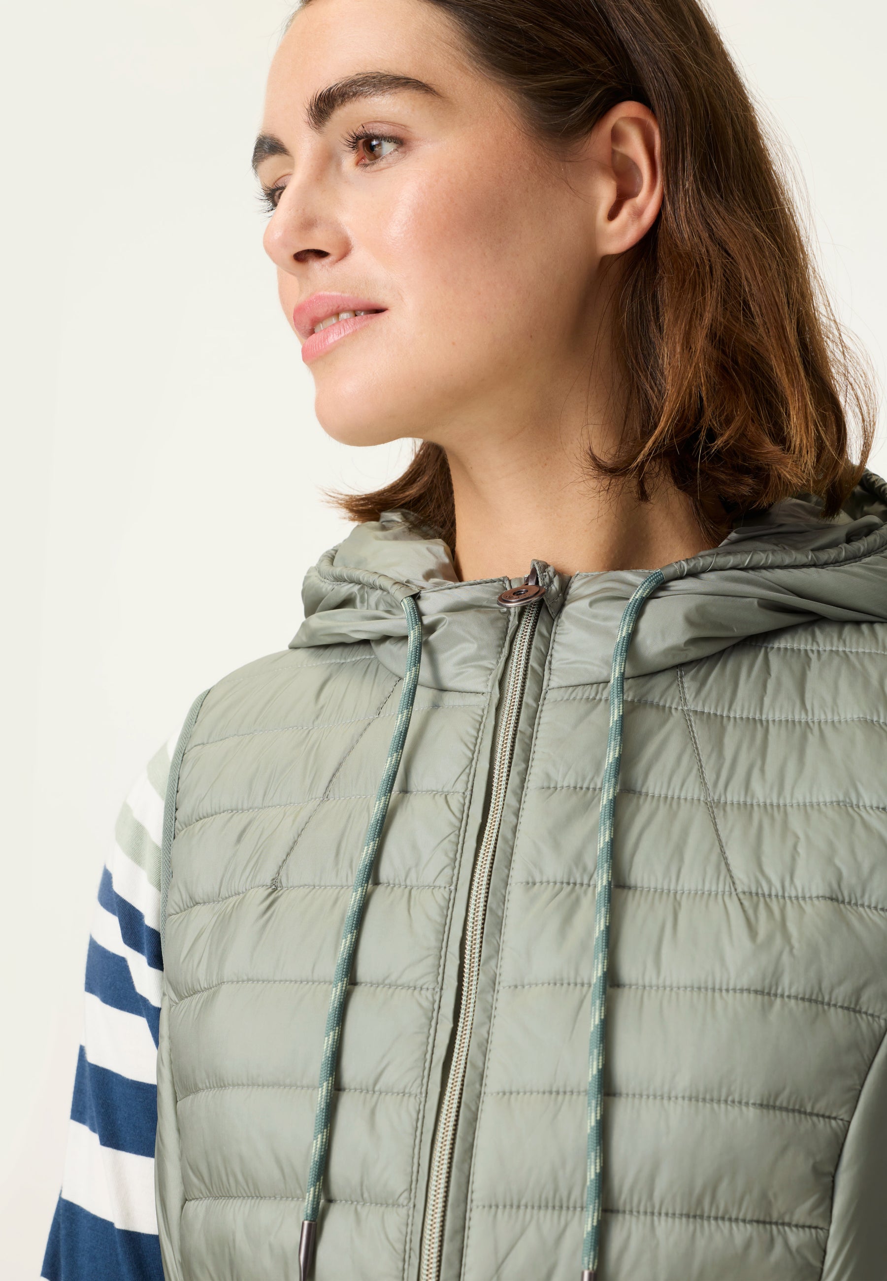 Salvia Green Padded Gilet - 15101444