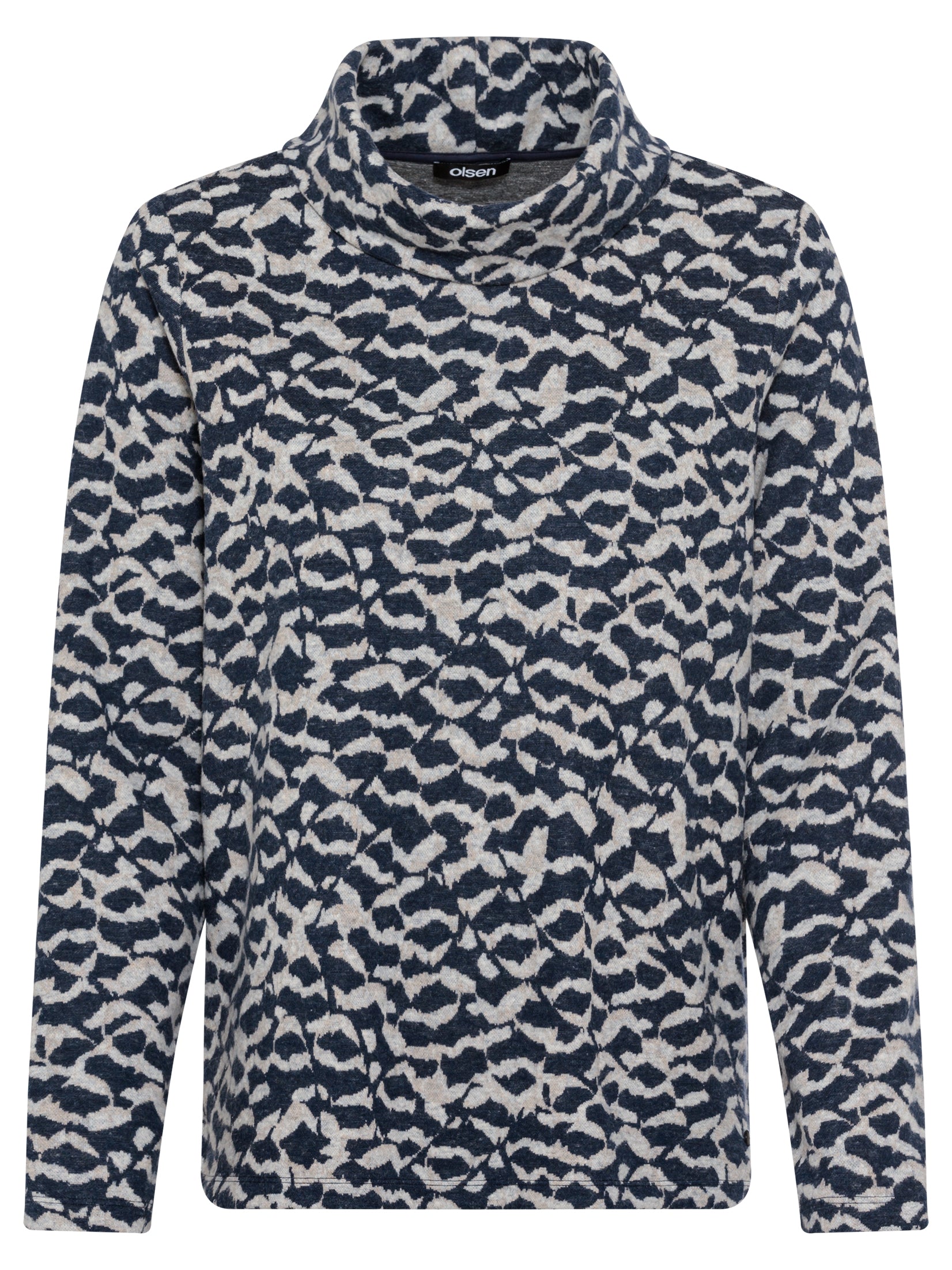 Ink Blue Print Sweatshirt - 11201621