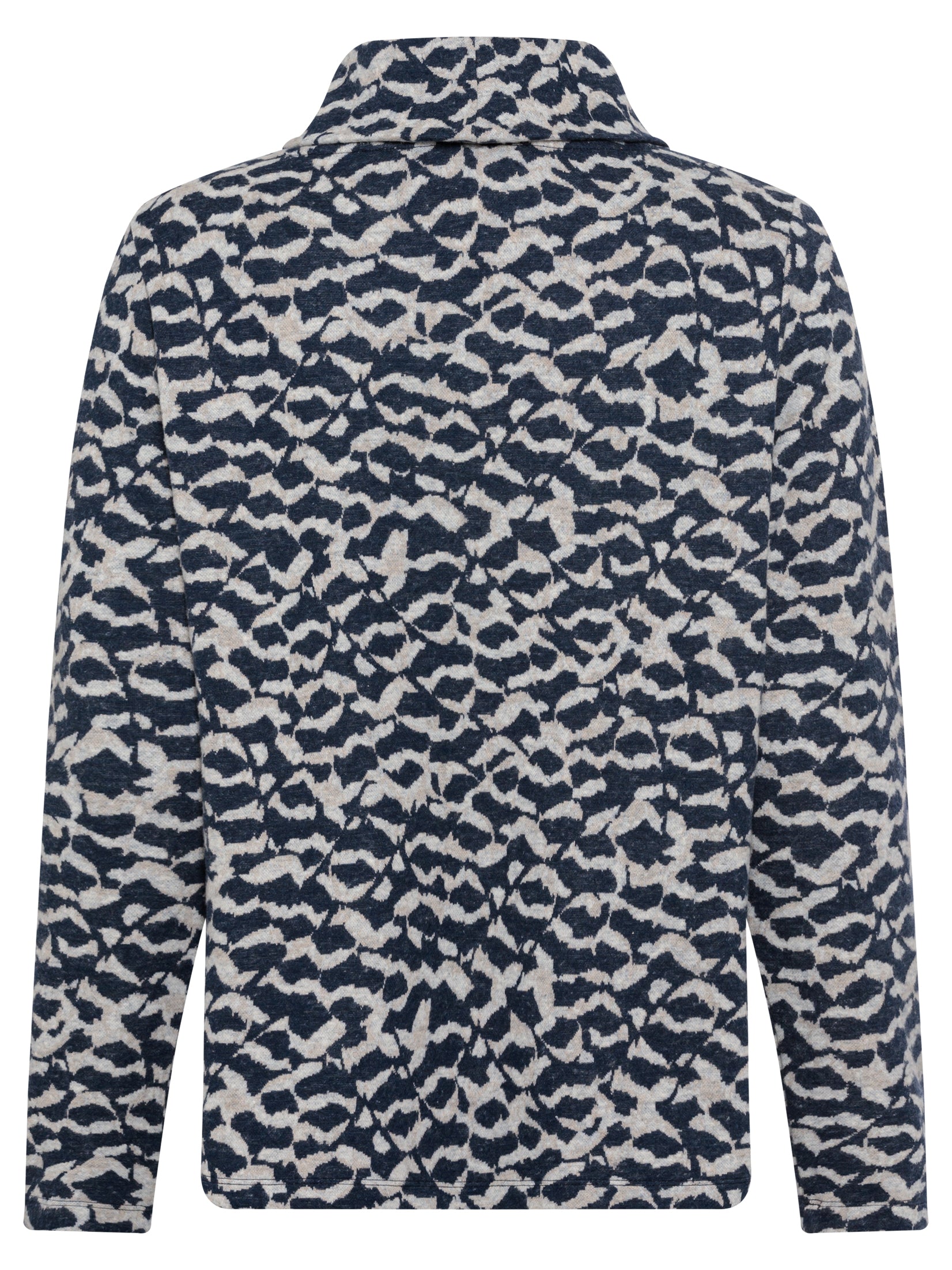 Ink Blue Print Sweatshirt - 11201621