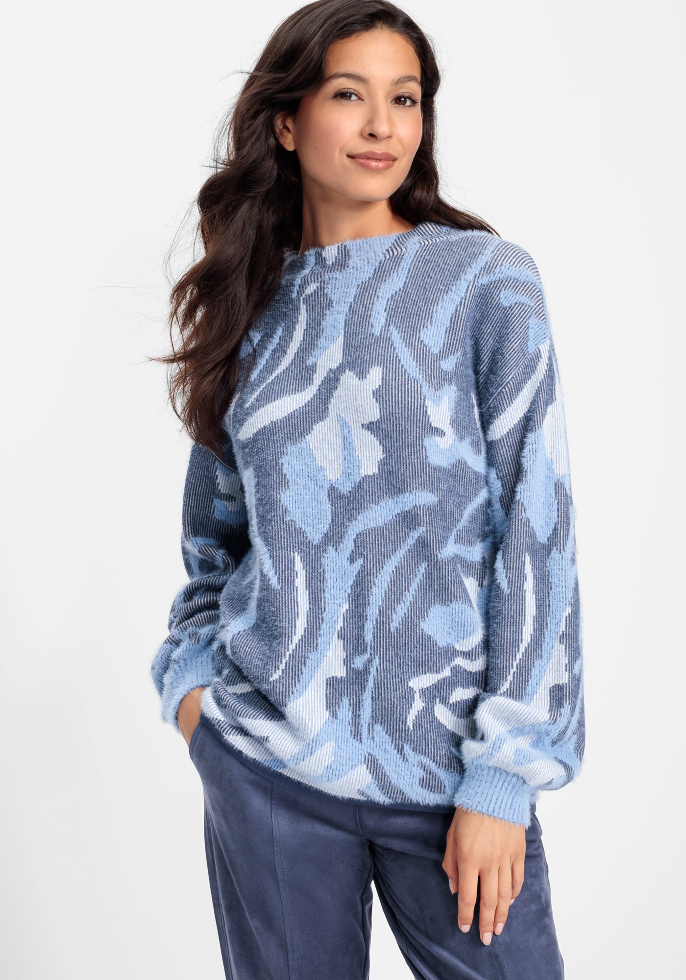 Indigo Swirl Pullover - 11004451
