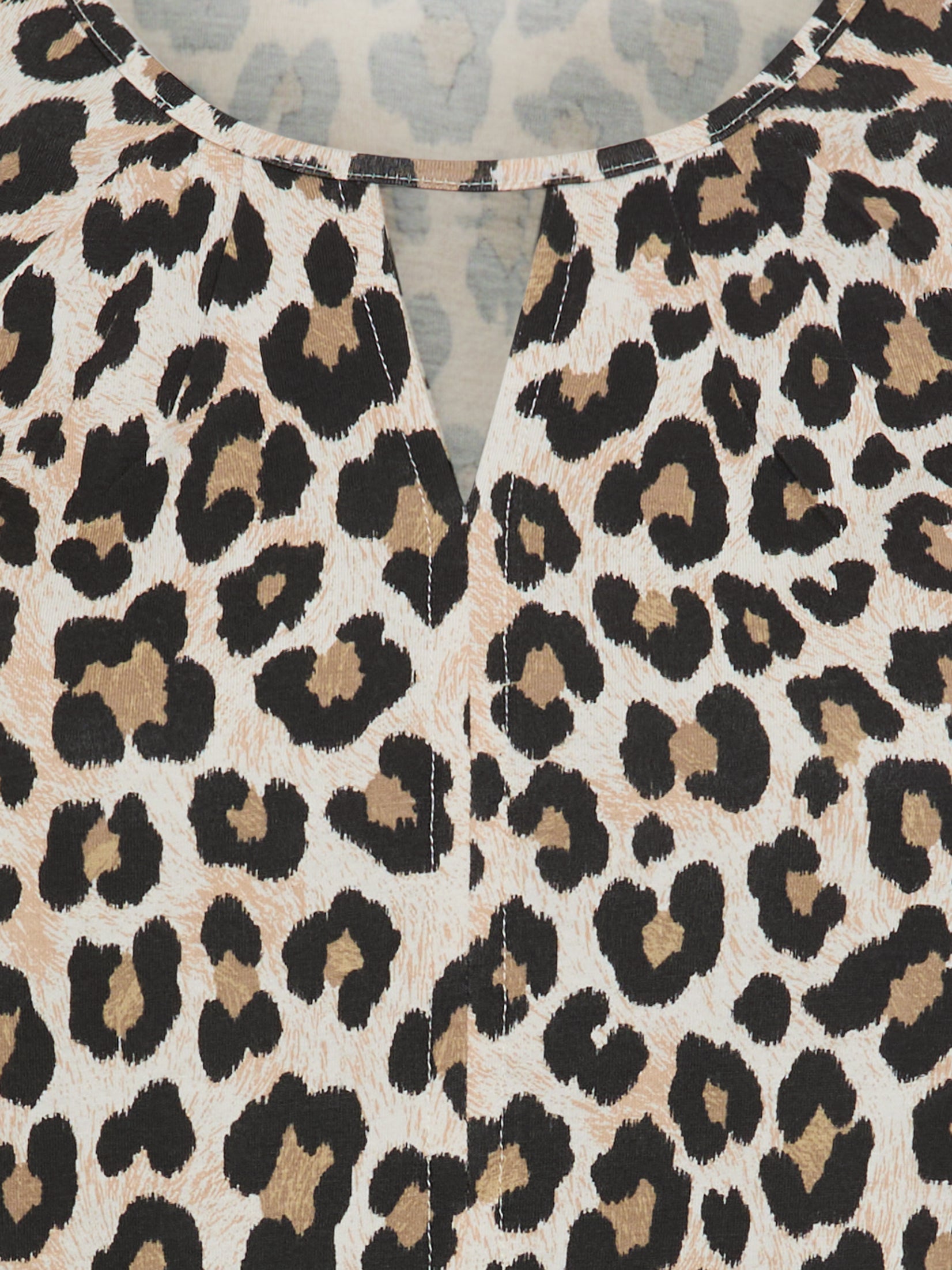 Warm Biscuit Print Top - 11105230