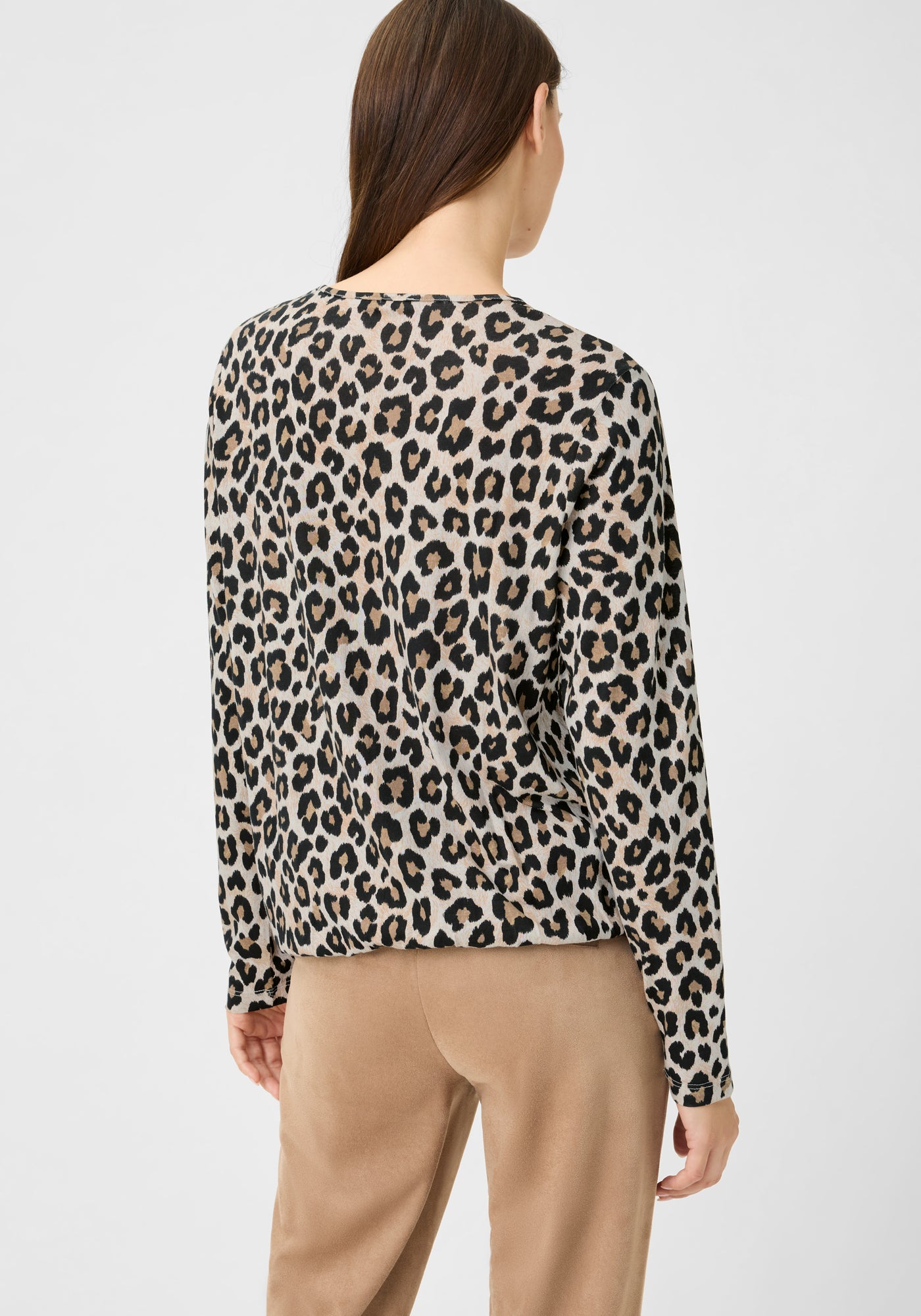 Warm Biscuit Print Top - 11105230