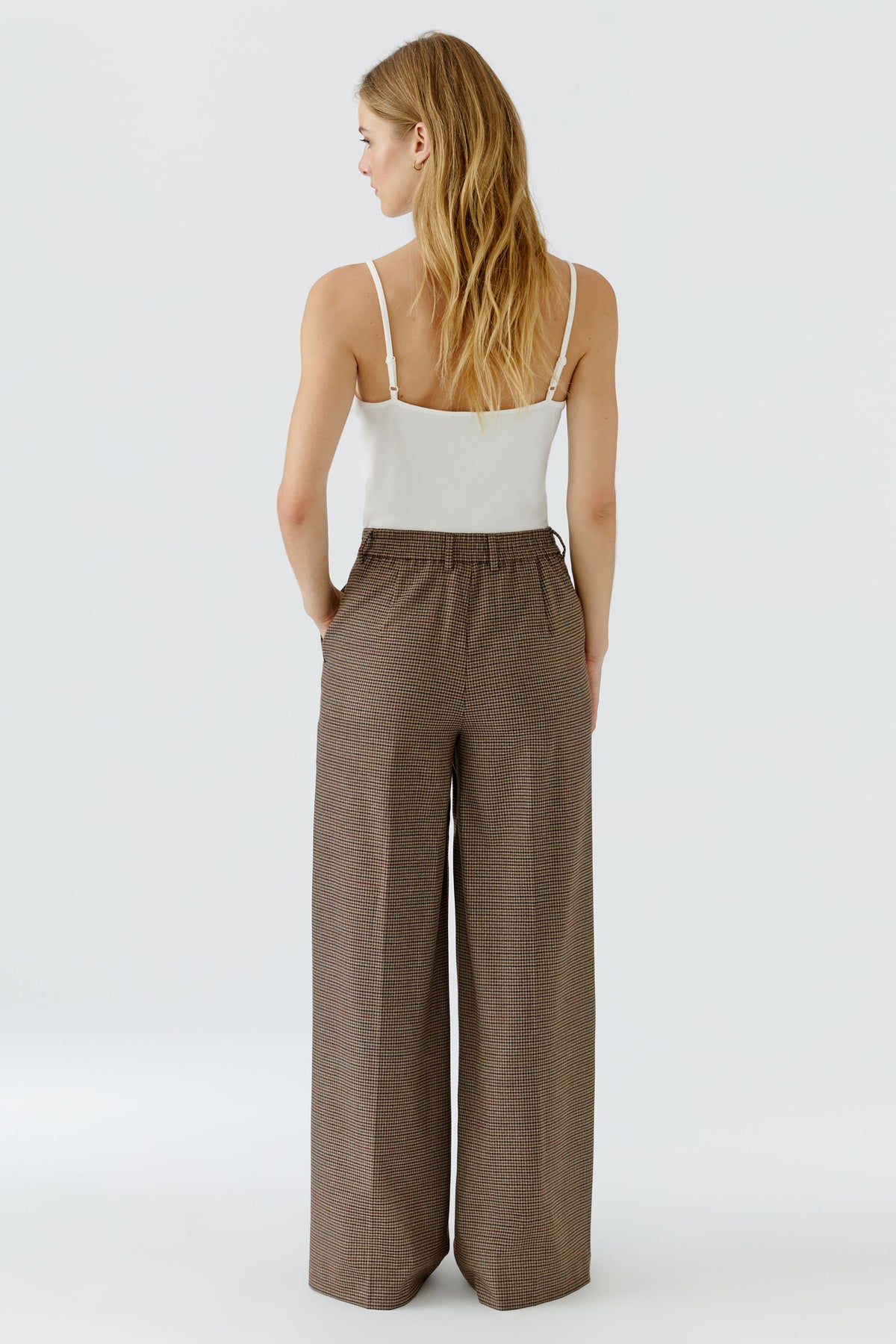 Brown Black Trousers - 100138