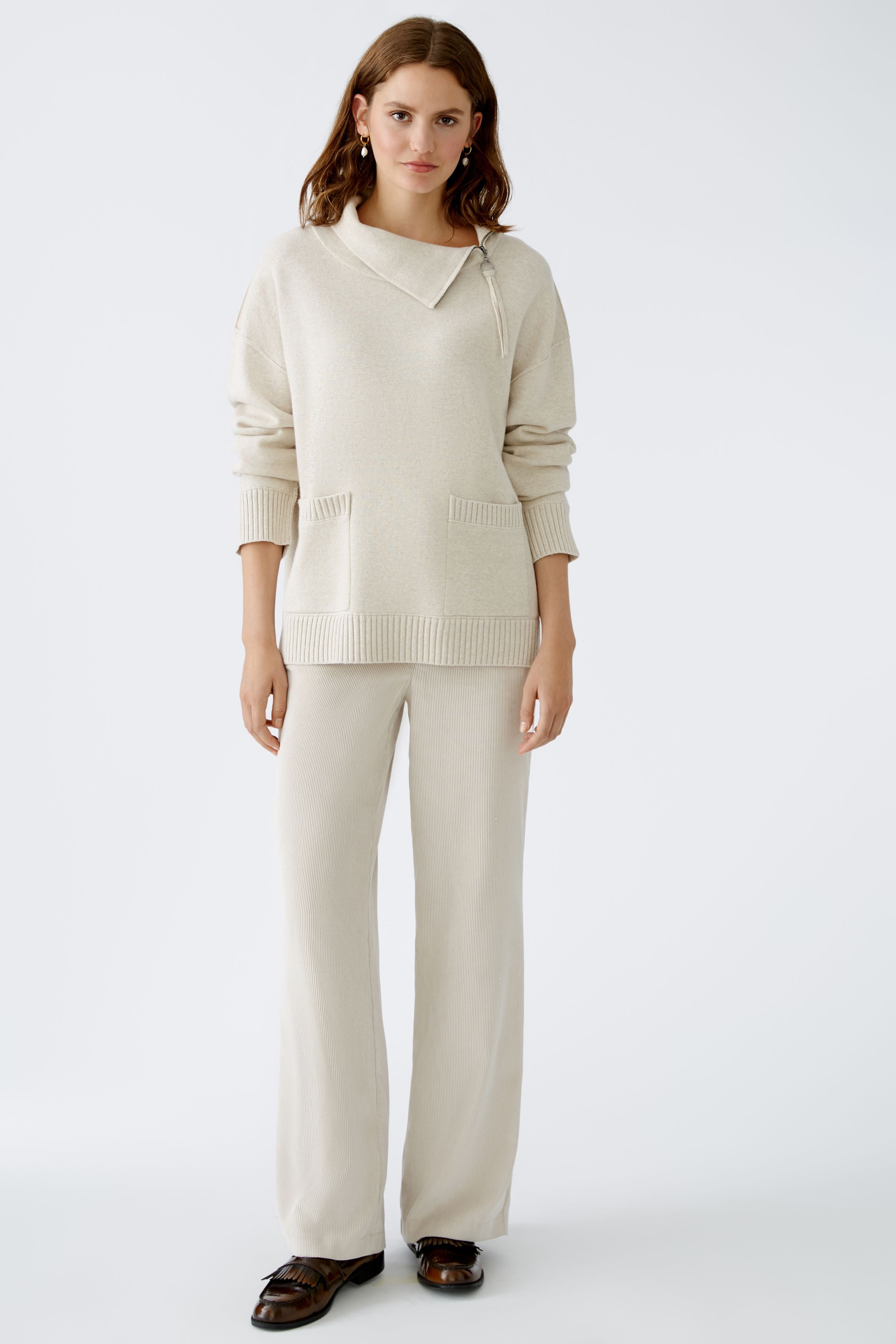 Beige Cord Trousers 89786