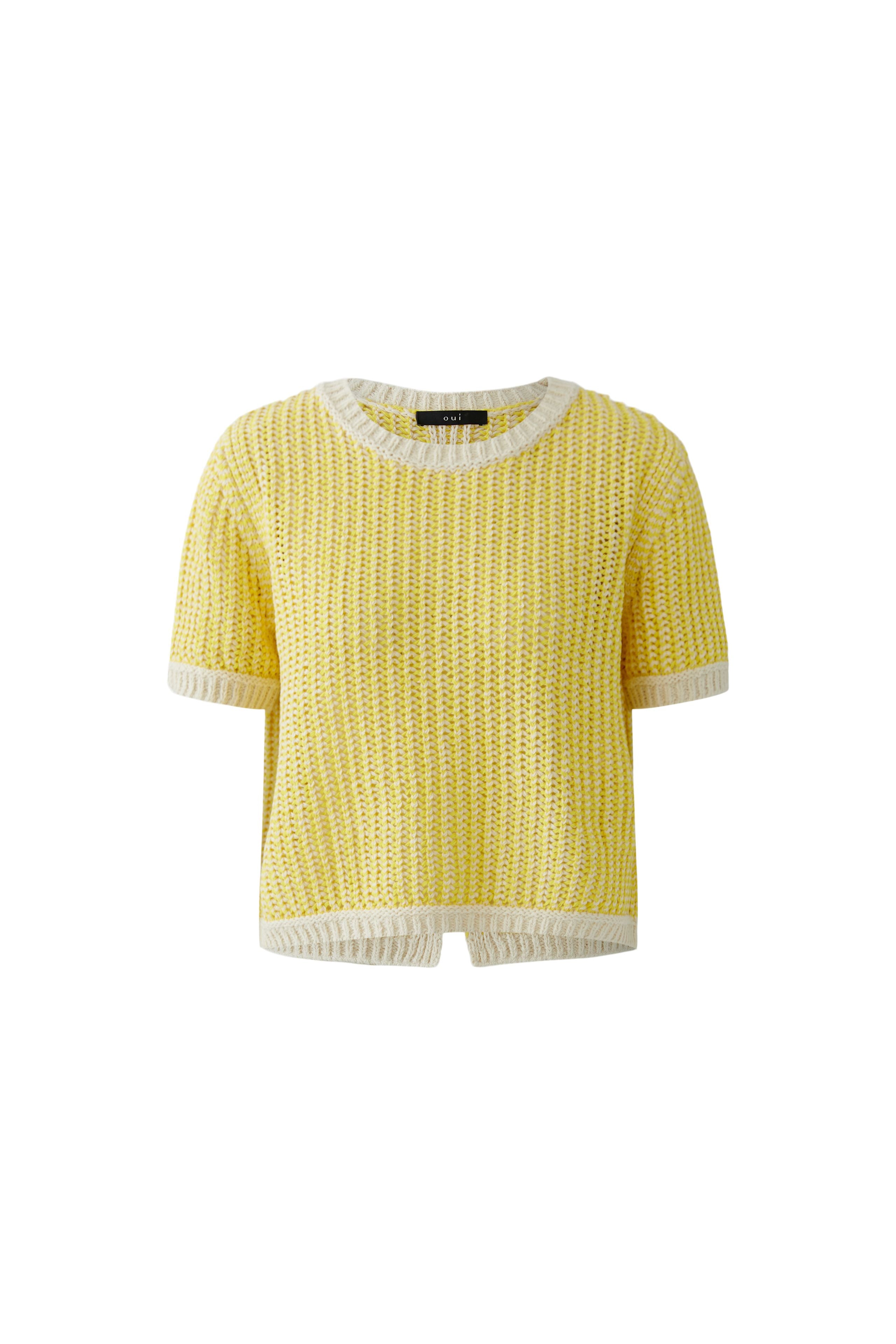 Yellow & White Pullover - 97263