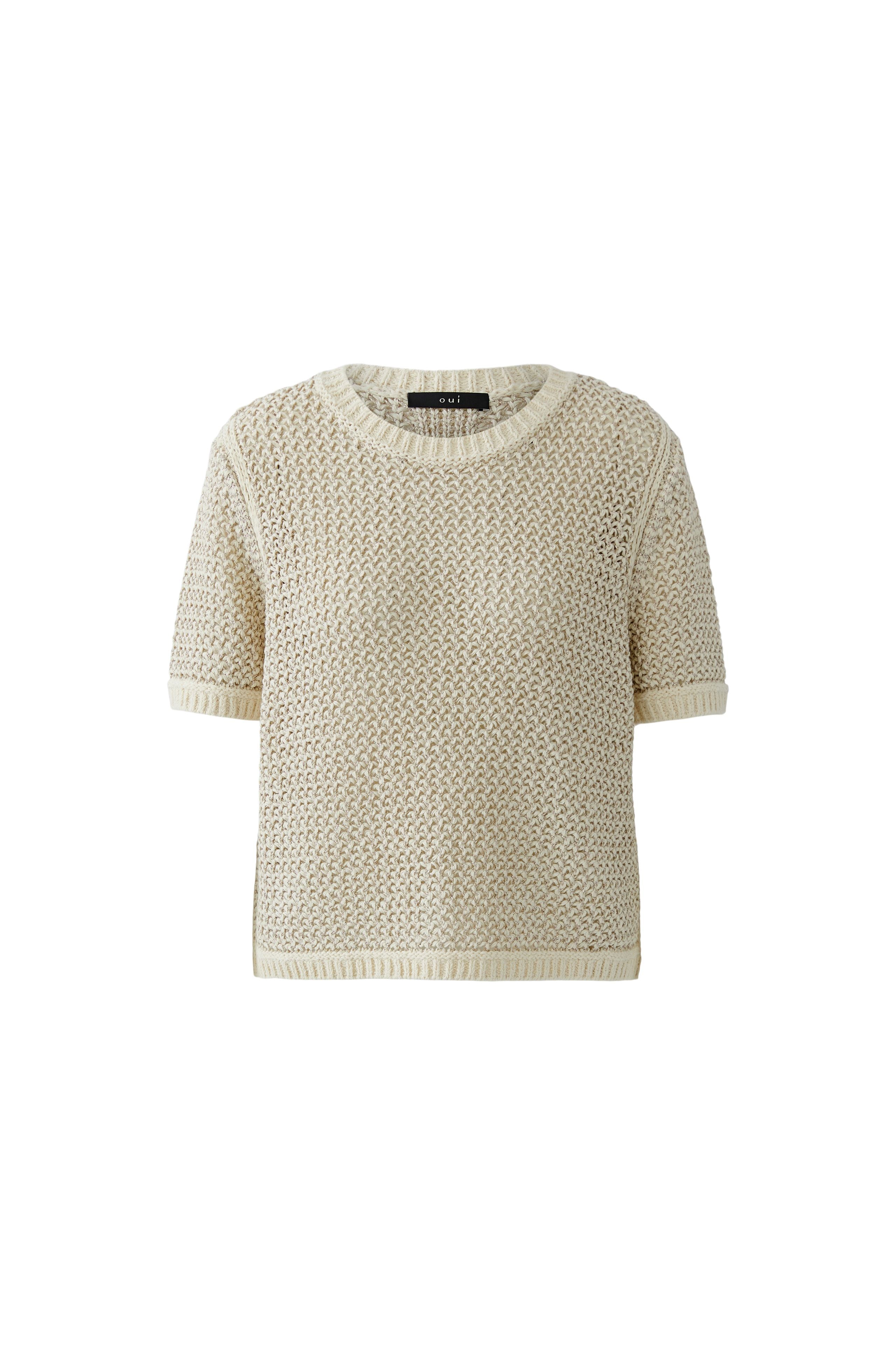 Beige & Gold Pullover - 97420