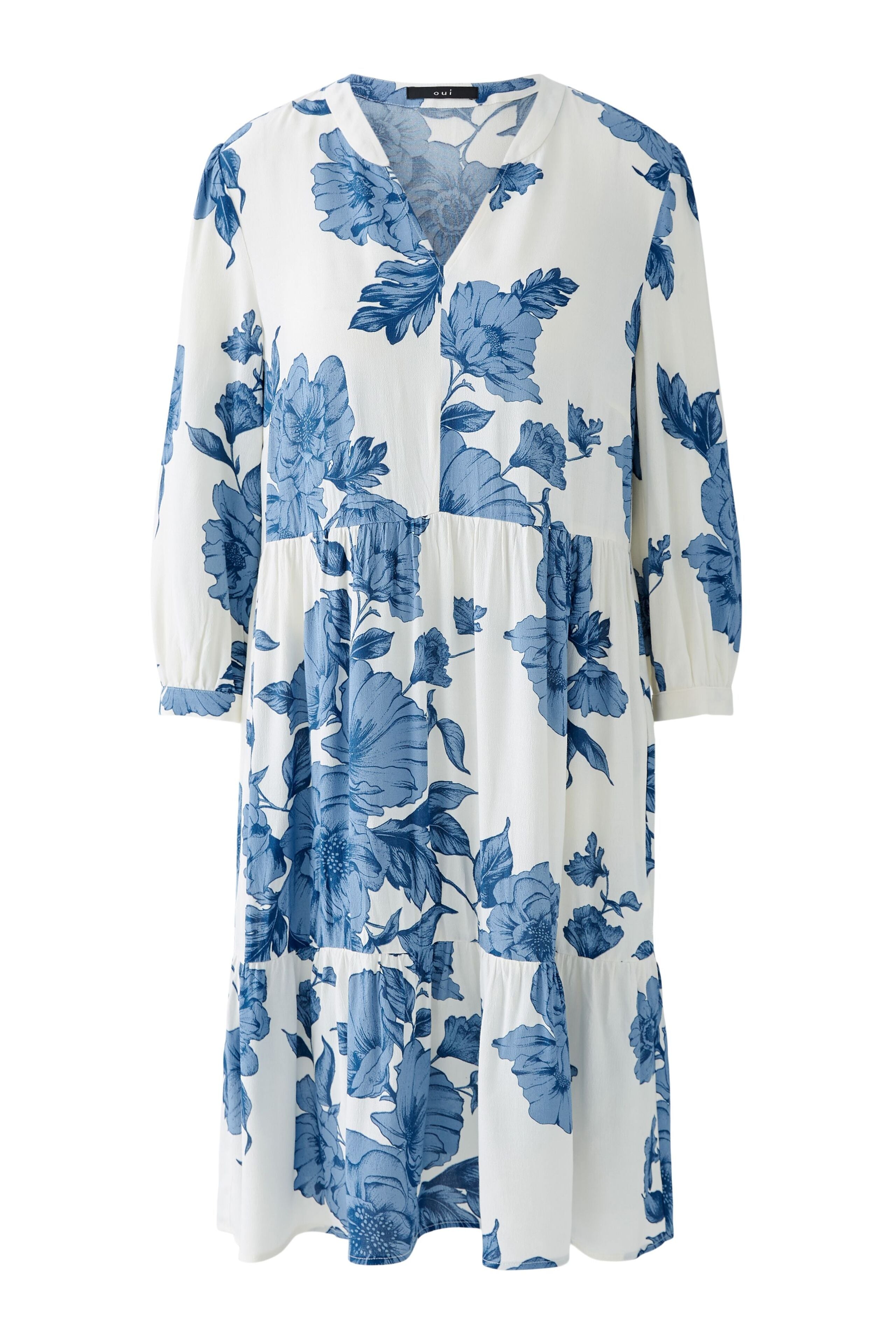 Blue Floral Dress - 93065