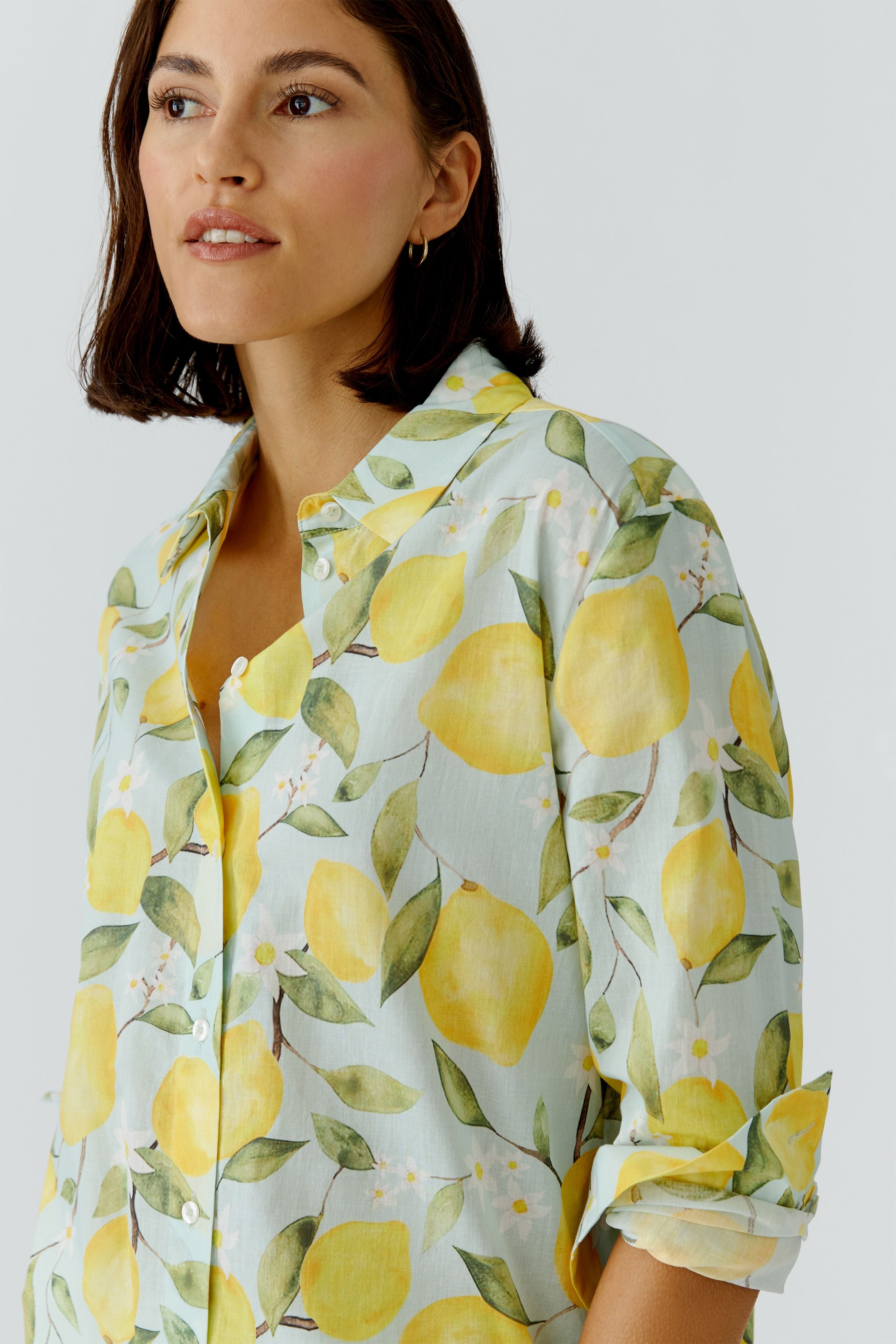 Lemon Print Shirt - 97535