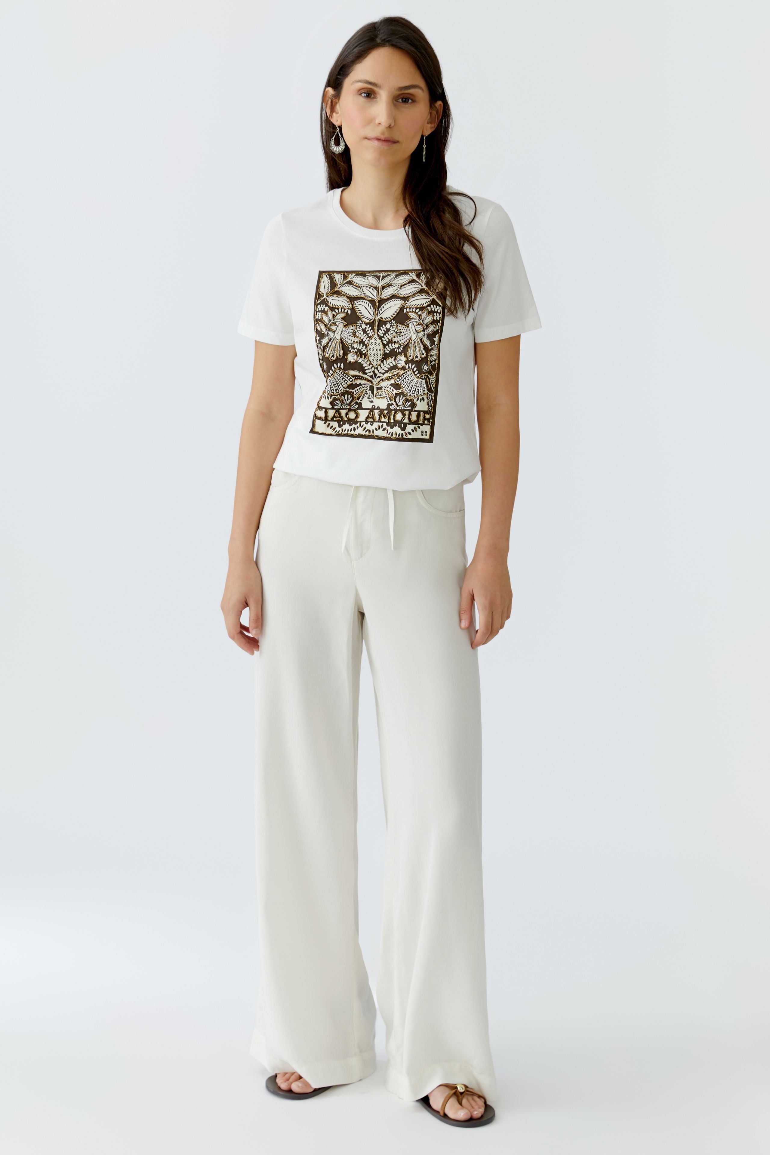 Cloud Dancer Front Print T-Shirt - 97514