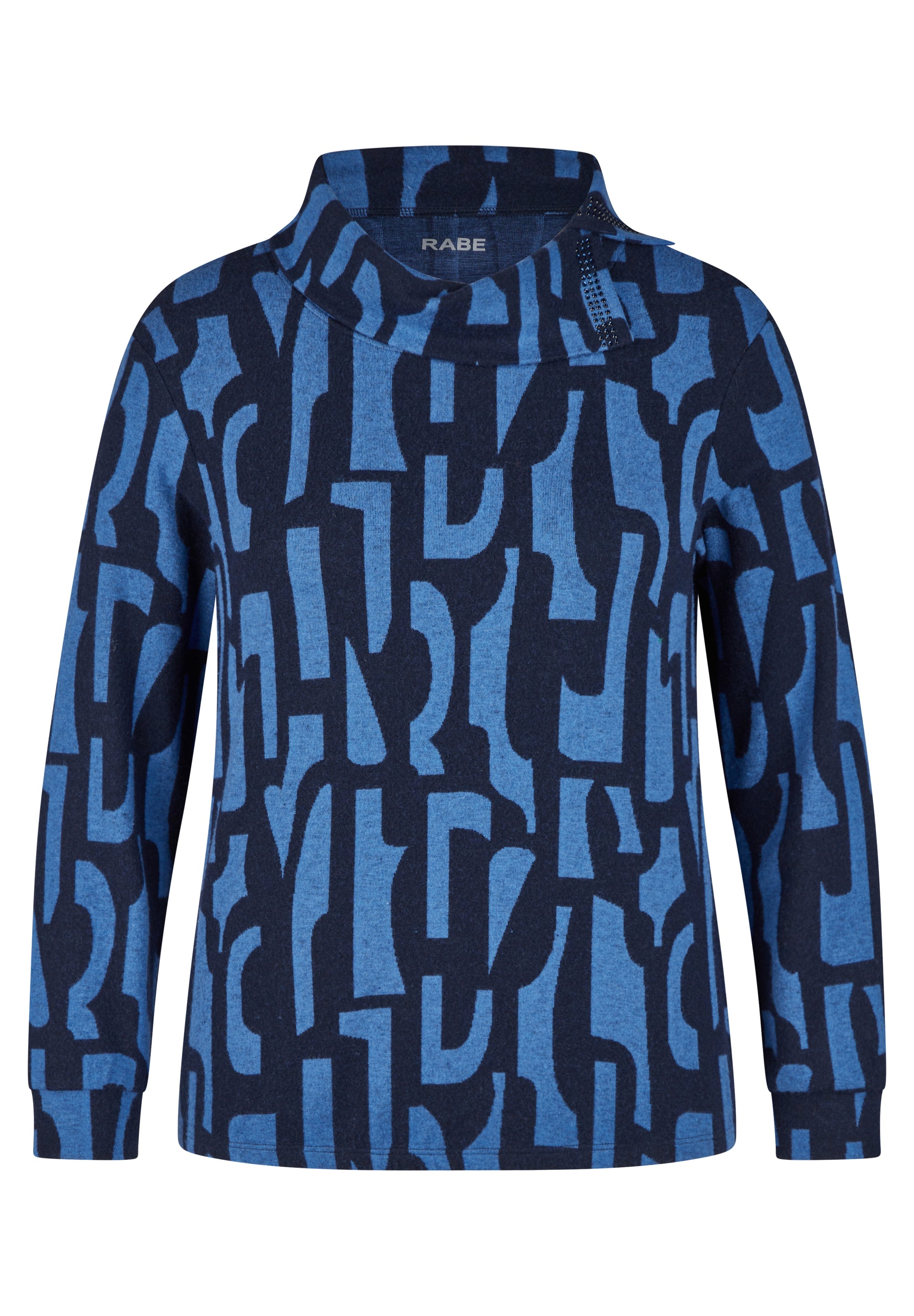 Blue Pattern Top 124355