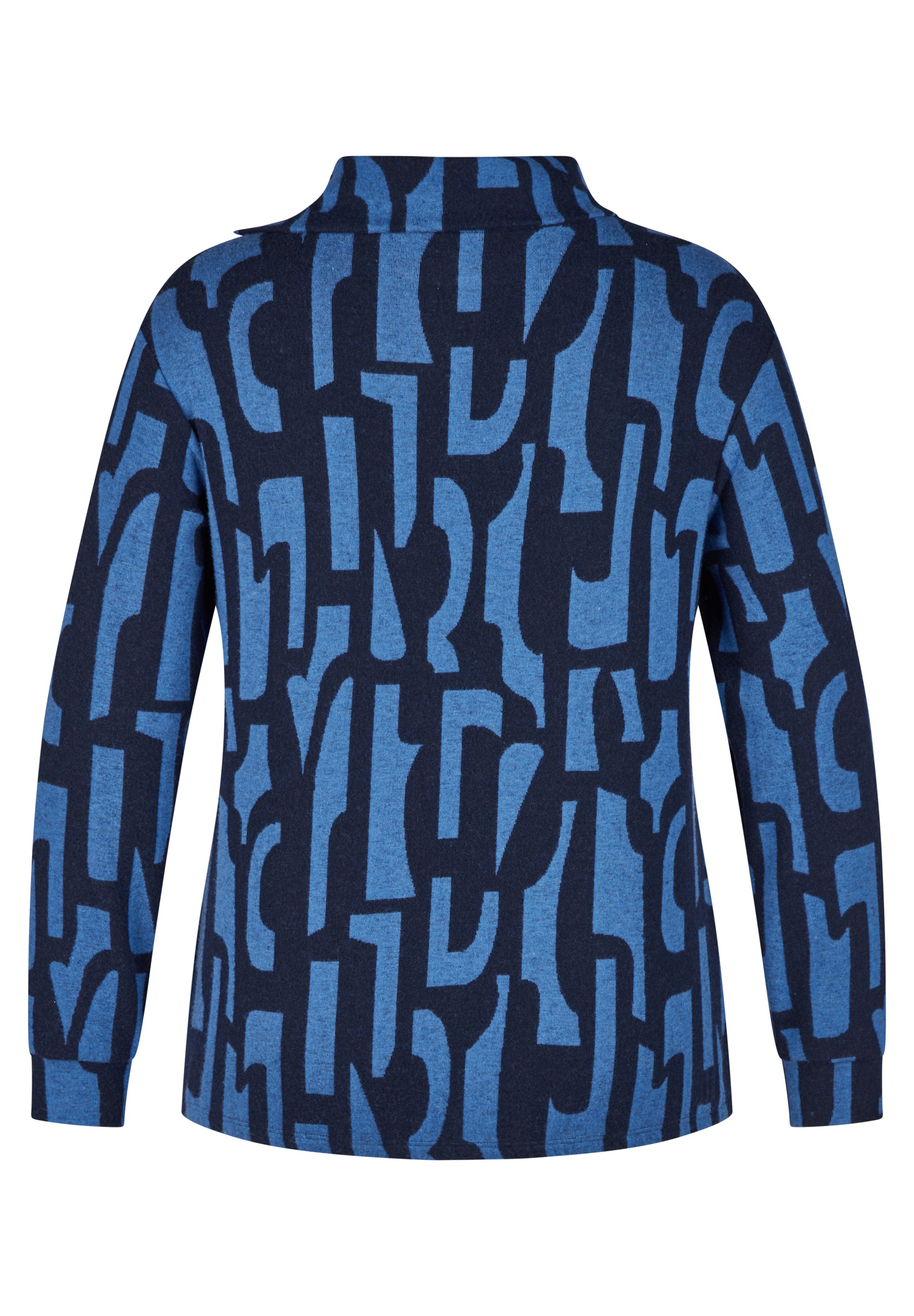 Blue Pattern Top 124355