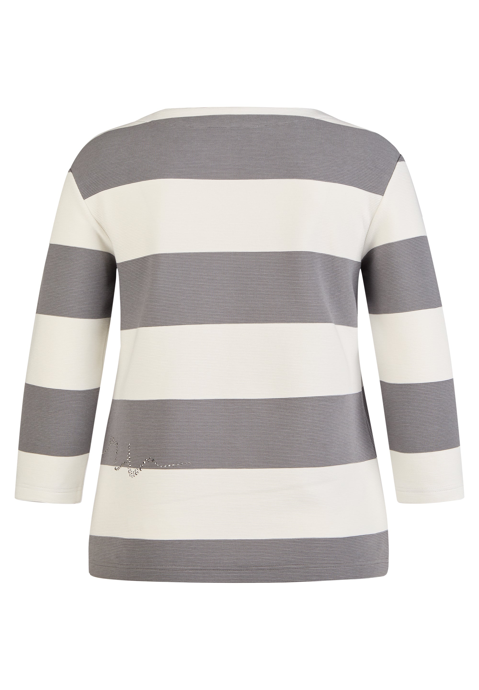 Grey Block Stripe Top - 114353