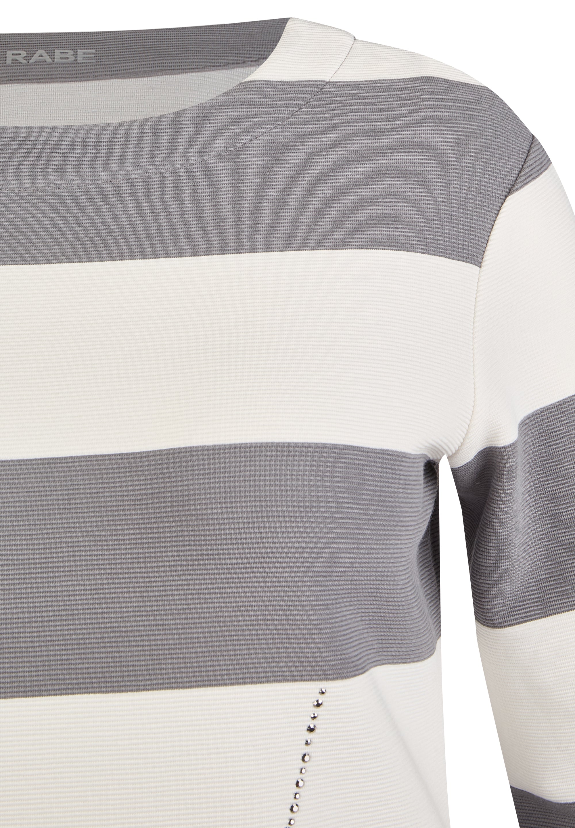 Grey Block Stripe Top - 114353
