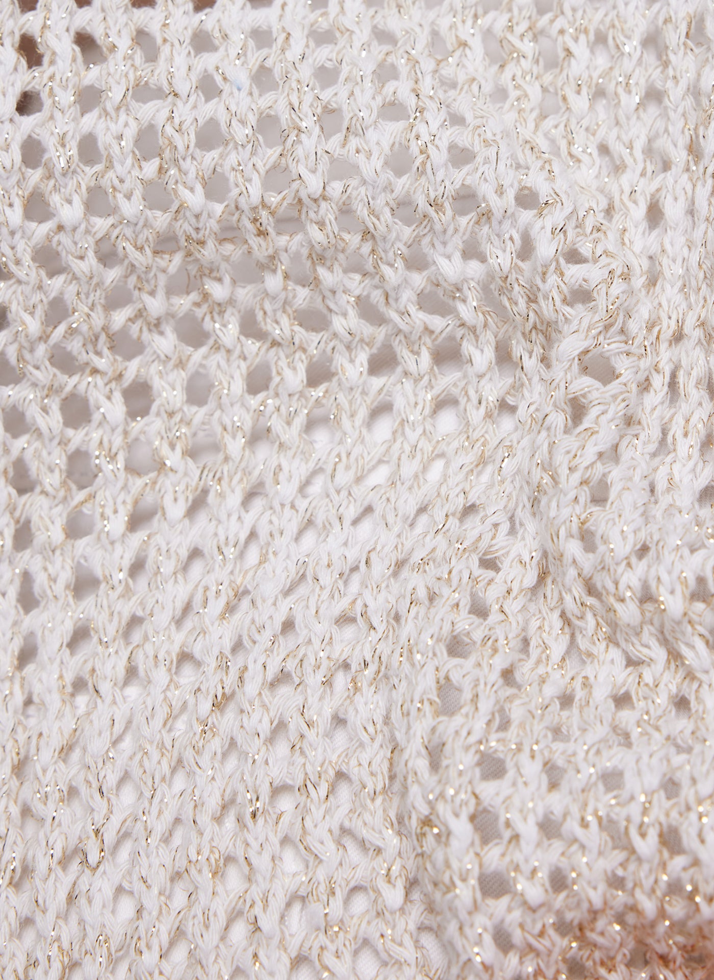 Ivory Open Knit Top - 124600