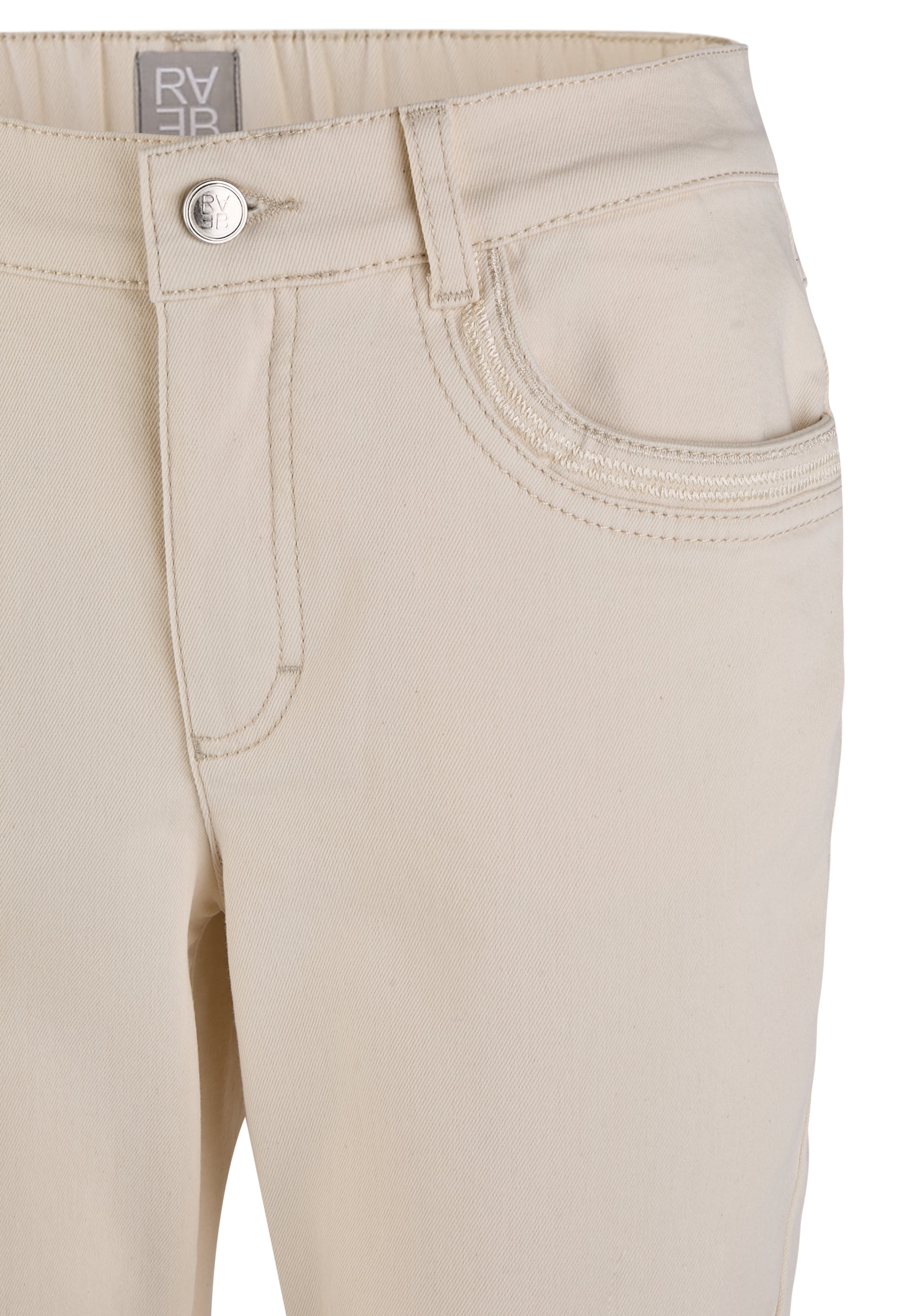 Ivory Ankle Grazer Jeans - 224153