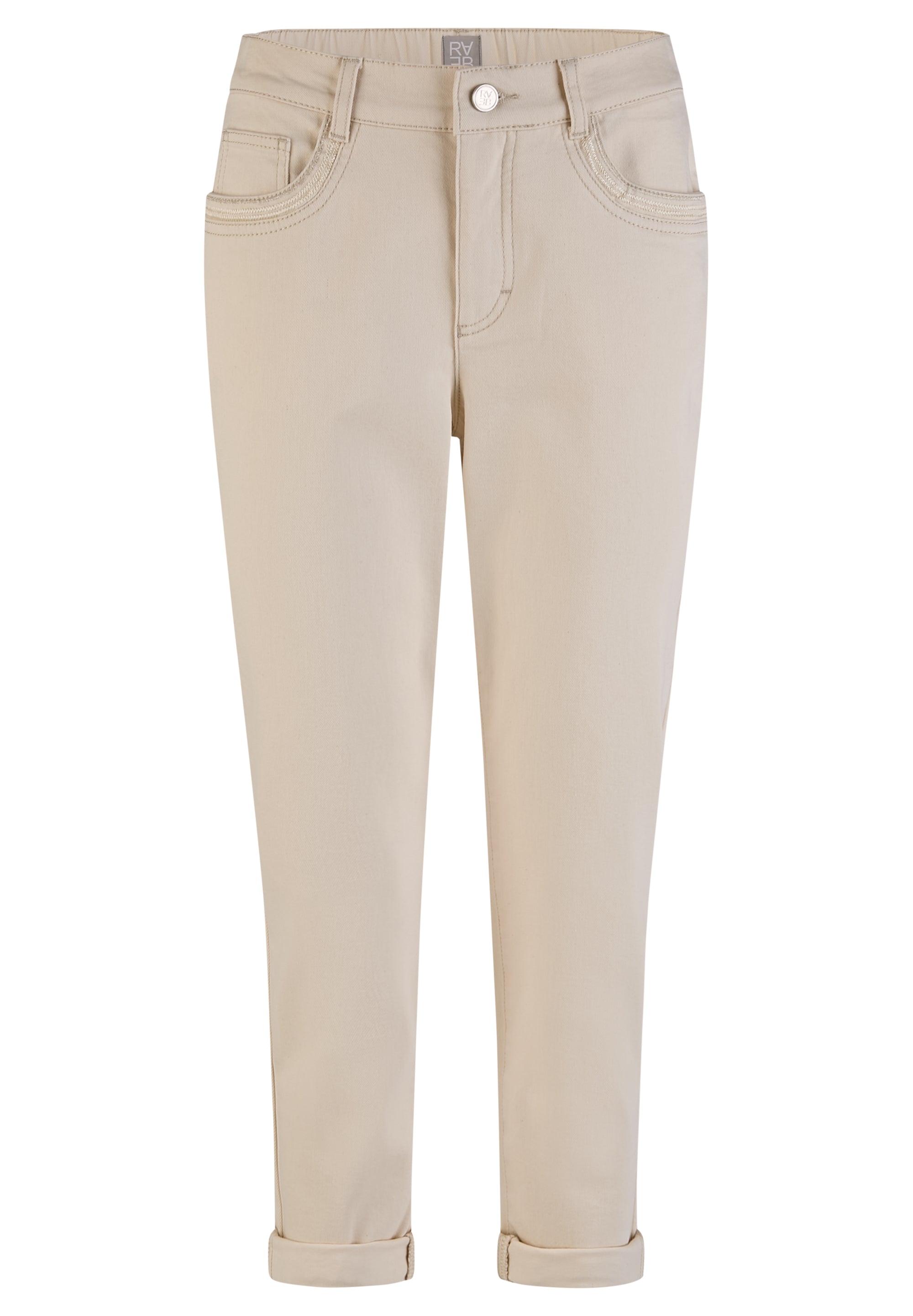 Ivory Ankle Grazer Jeans - 224153