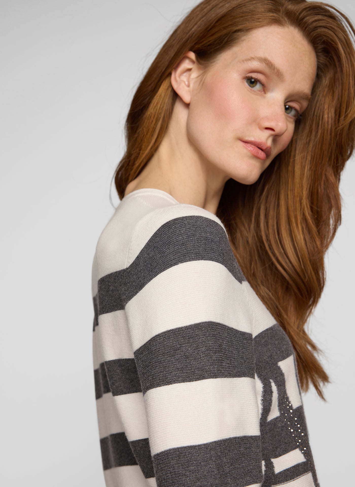 Granite Stripe Amore Sweater - 122603