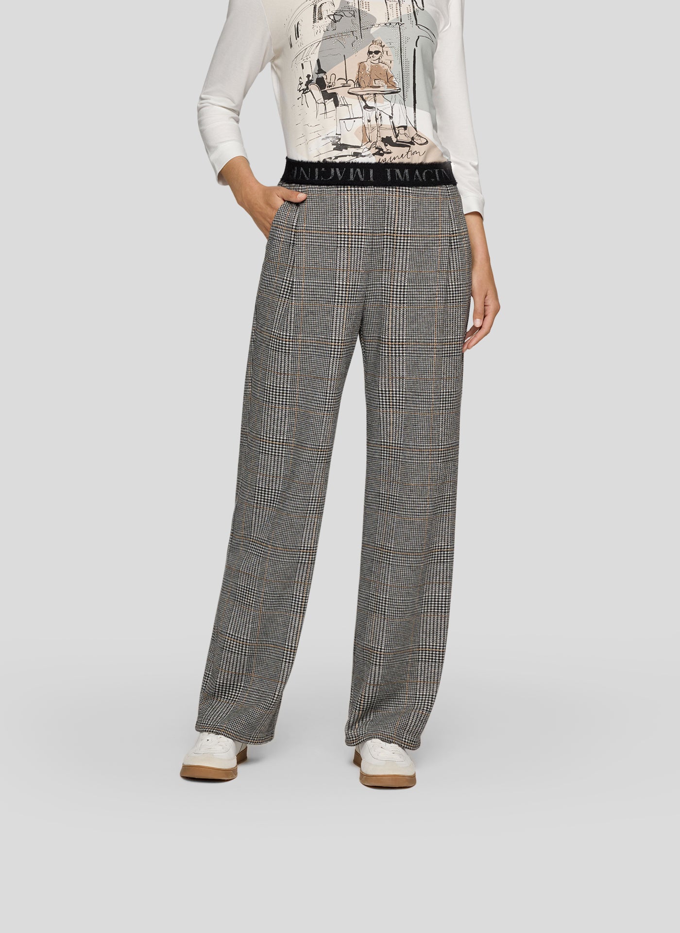 Granite Check Trousers - 221451