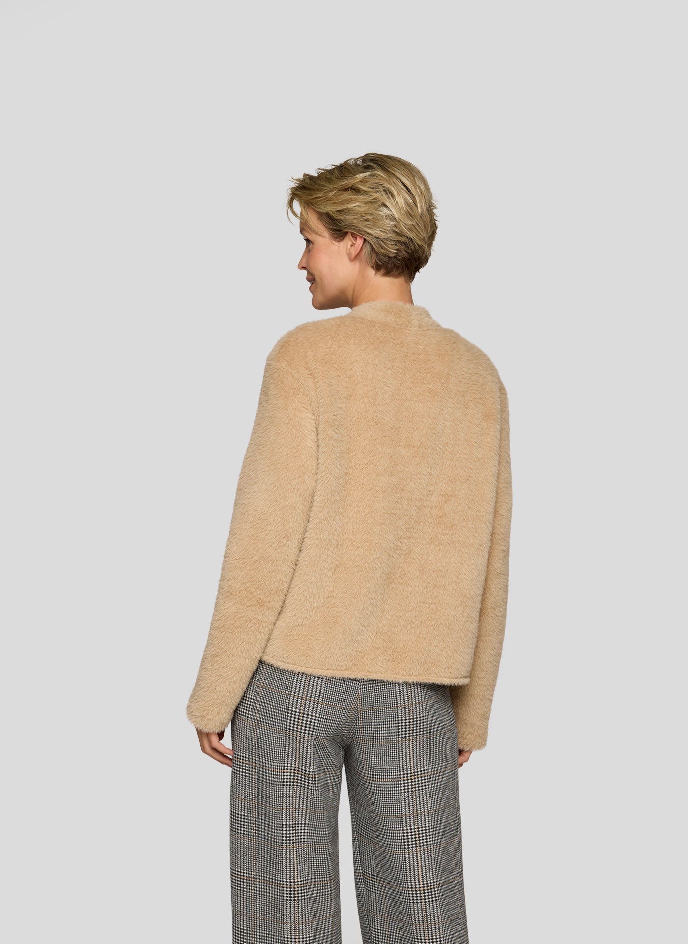 Macchiato Fluffy Cardigan - 221223