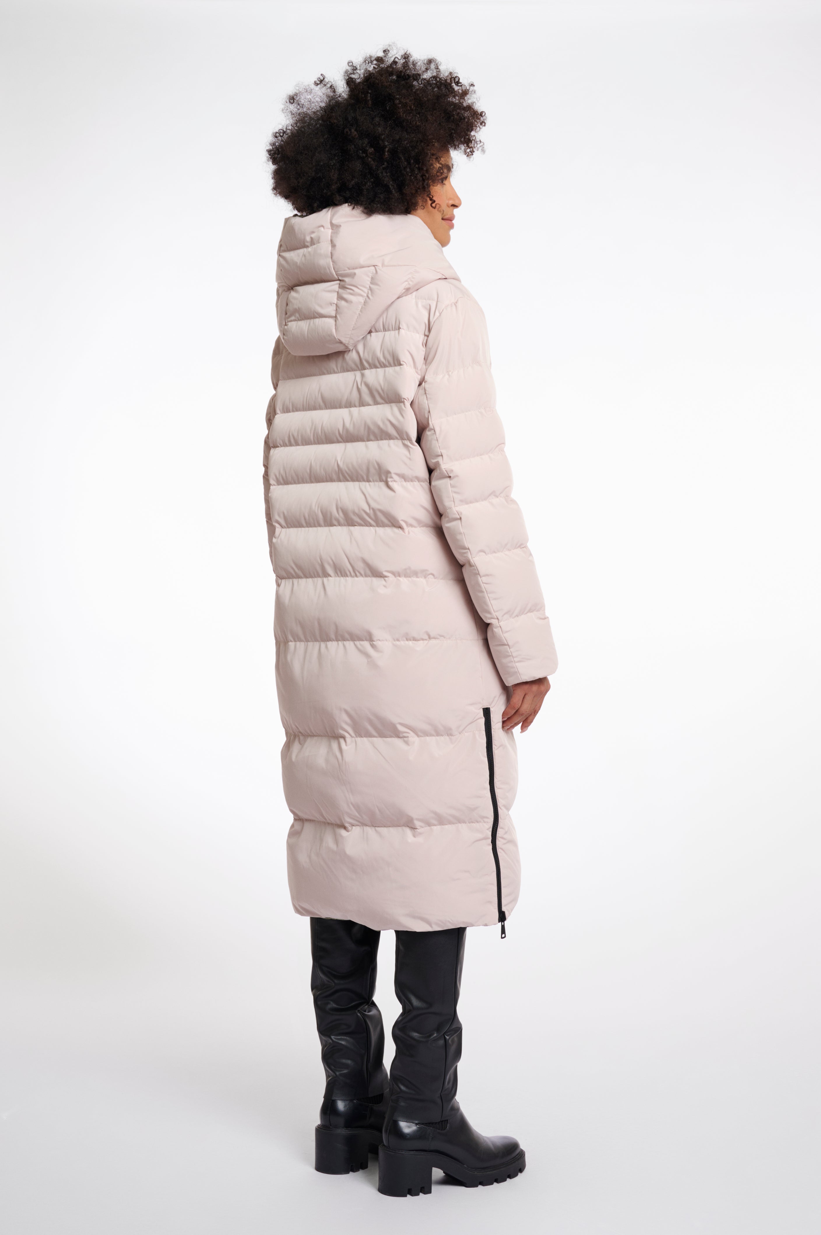 Keila Pale & Green Ash Reversible Coat