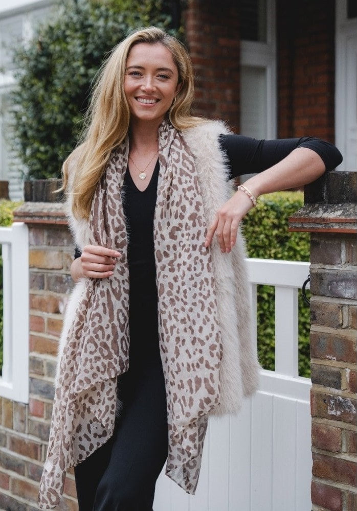 Leopard Print Scarf - SC1221