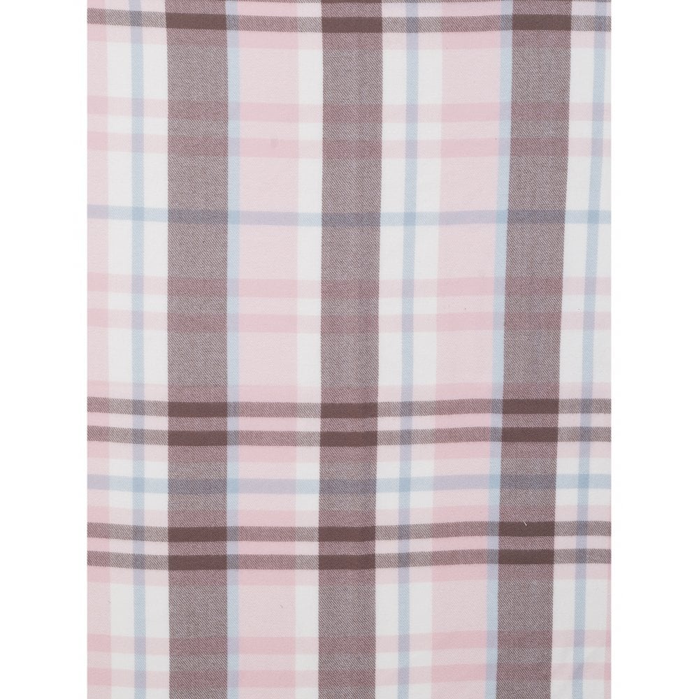 Pale Pink Check Scarf - SC1391