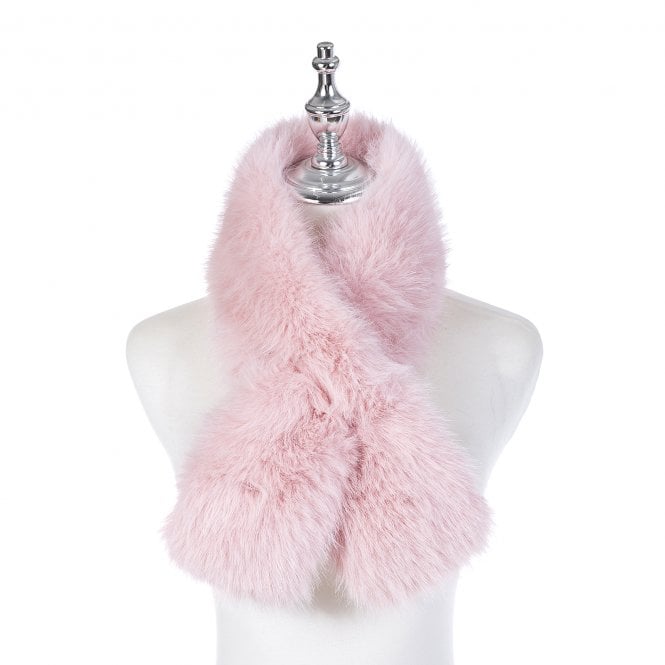 Faux Fur Pink Scarf - SC1436