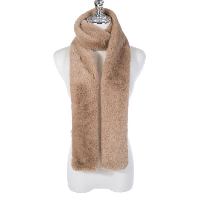 Cappuccino Faux Fur Scarf - SC1437