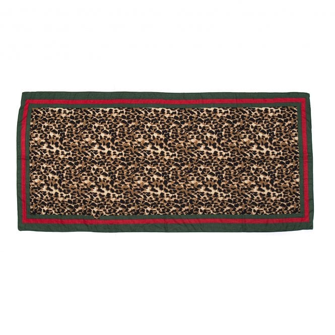 Animal Print Border Trim Scarf - SC948