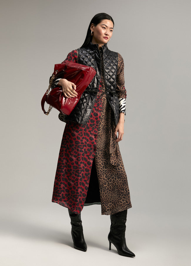 Black Quilted Gilet 01013.00N