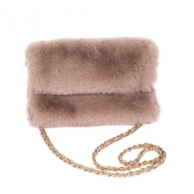 Cappuccino Faux Fur Bag - BAG53