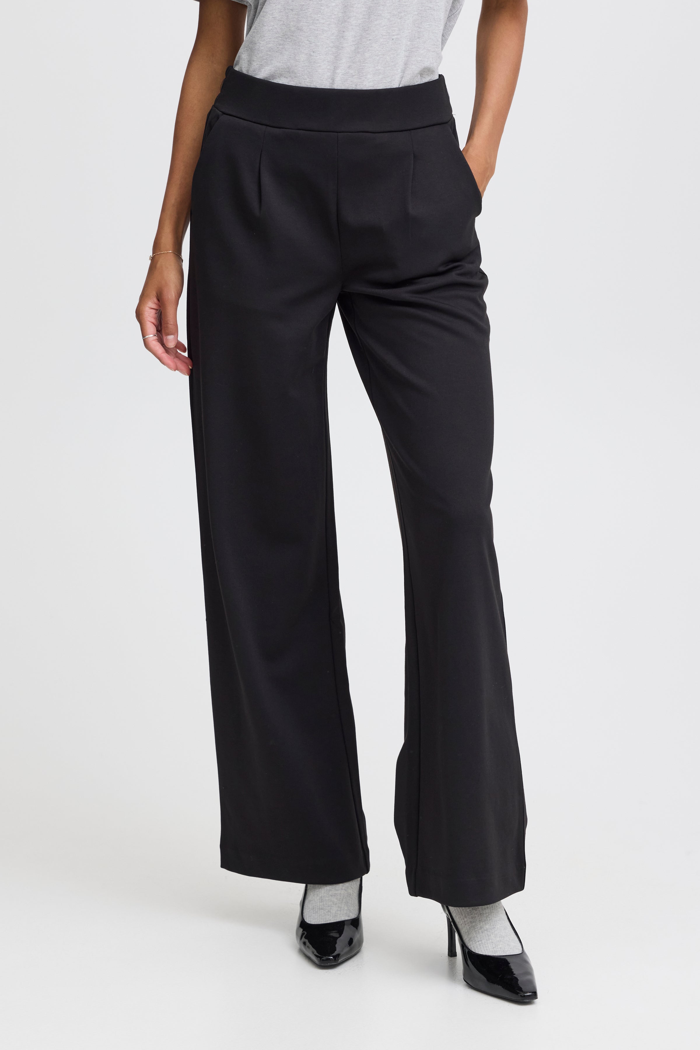 Rizetta Black Wide Pants - 20812847