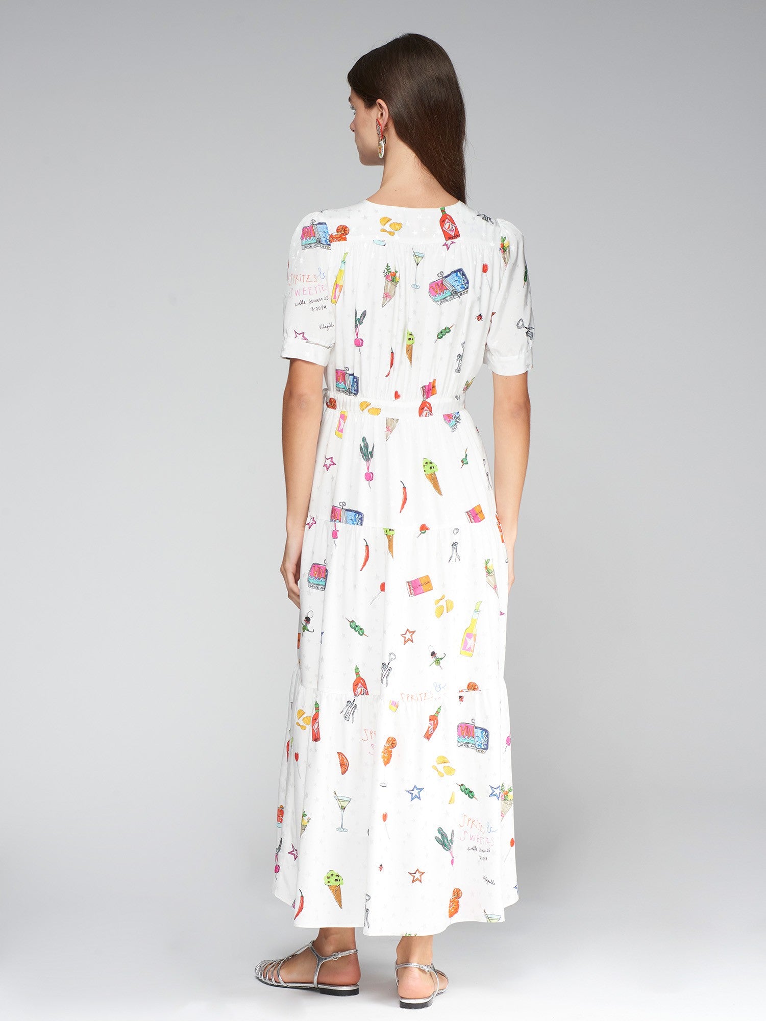 Vika Print Dress - 32346