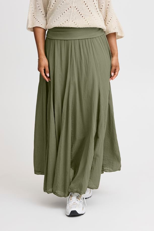 Muse Olive Skirt - 22100179