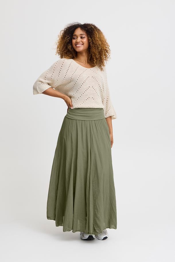 Muse Olive Skirt - 22100179