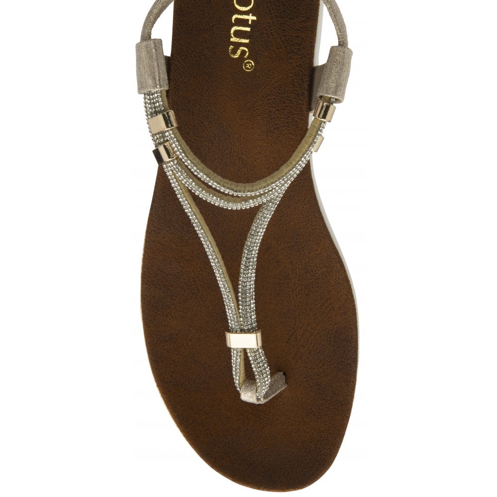 Gold Chica Sandals - ULP310