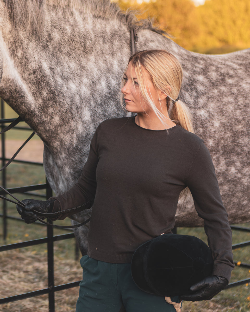 Jade Bark Brown Jumper