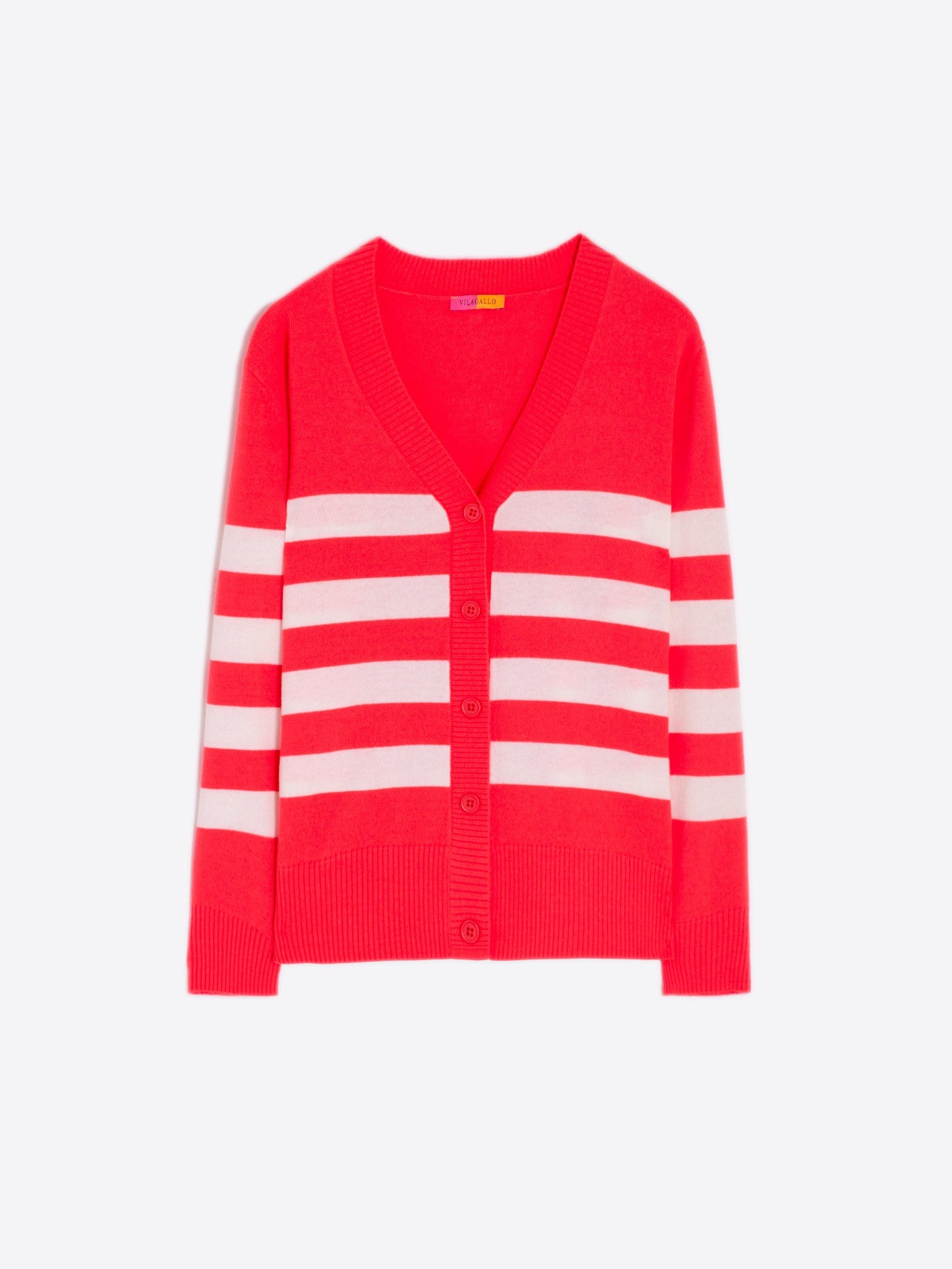 Rayas Orange Cardigan - 32141