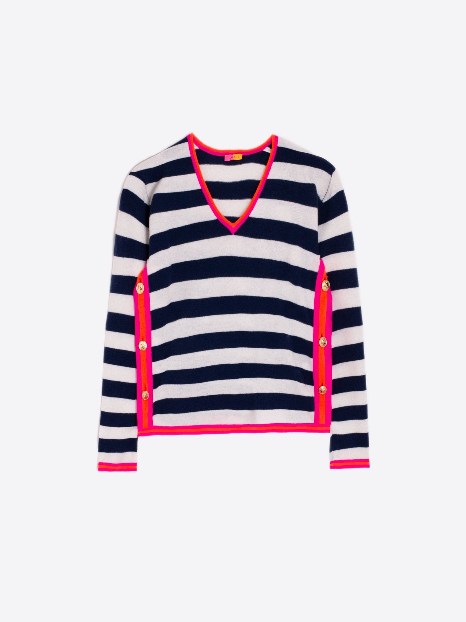 Rayas Navy Stripe Sweater - 32145