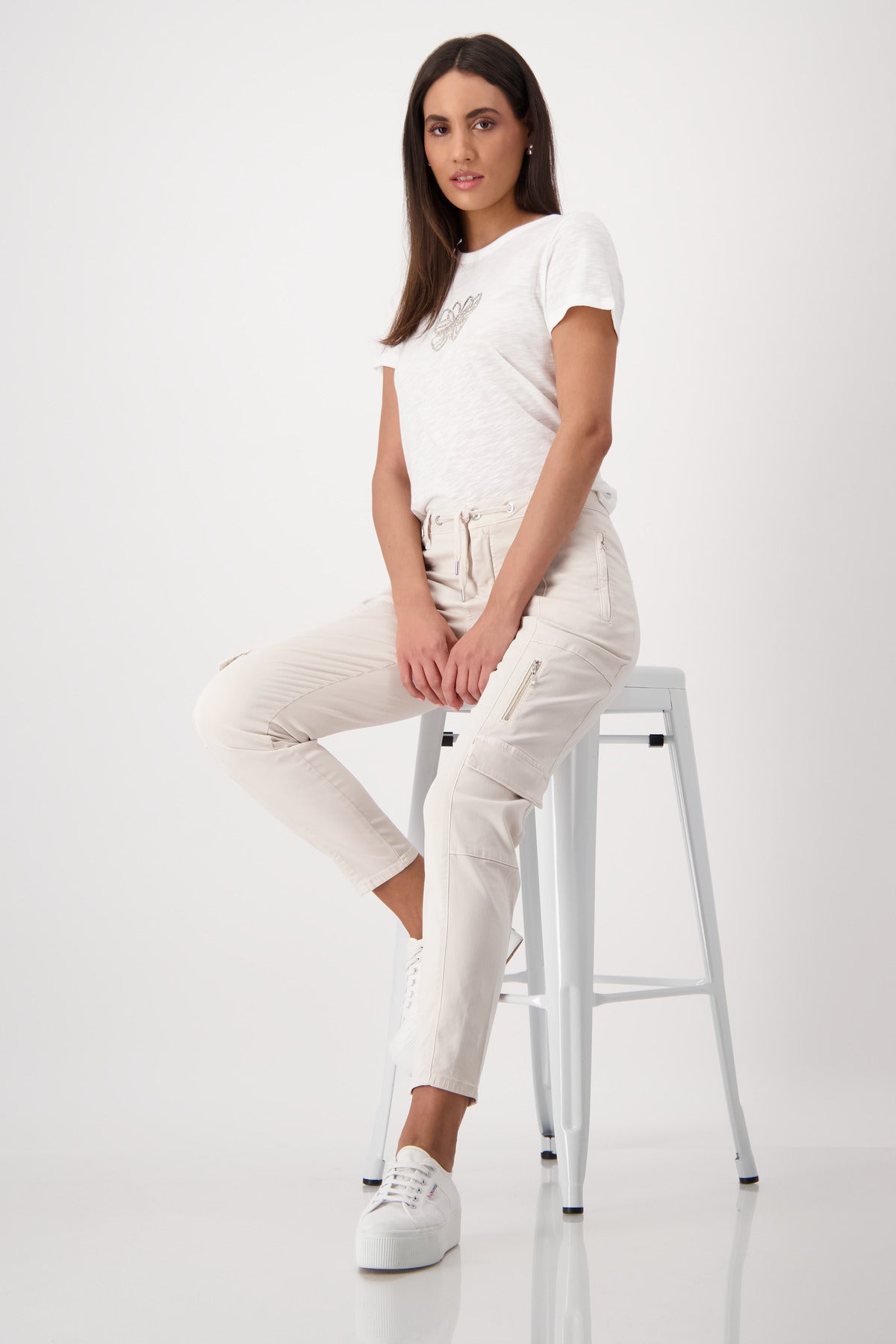 Warm Sand Antique Dye Pants - 409068