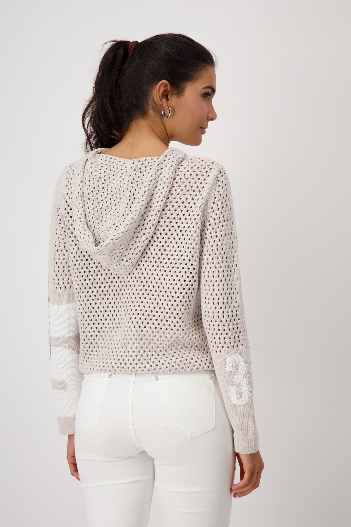 Warm Sand Hooded Sweater - 409288