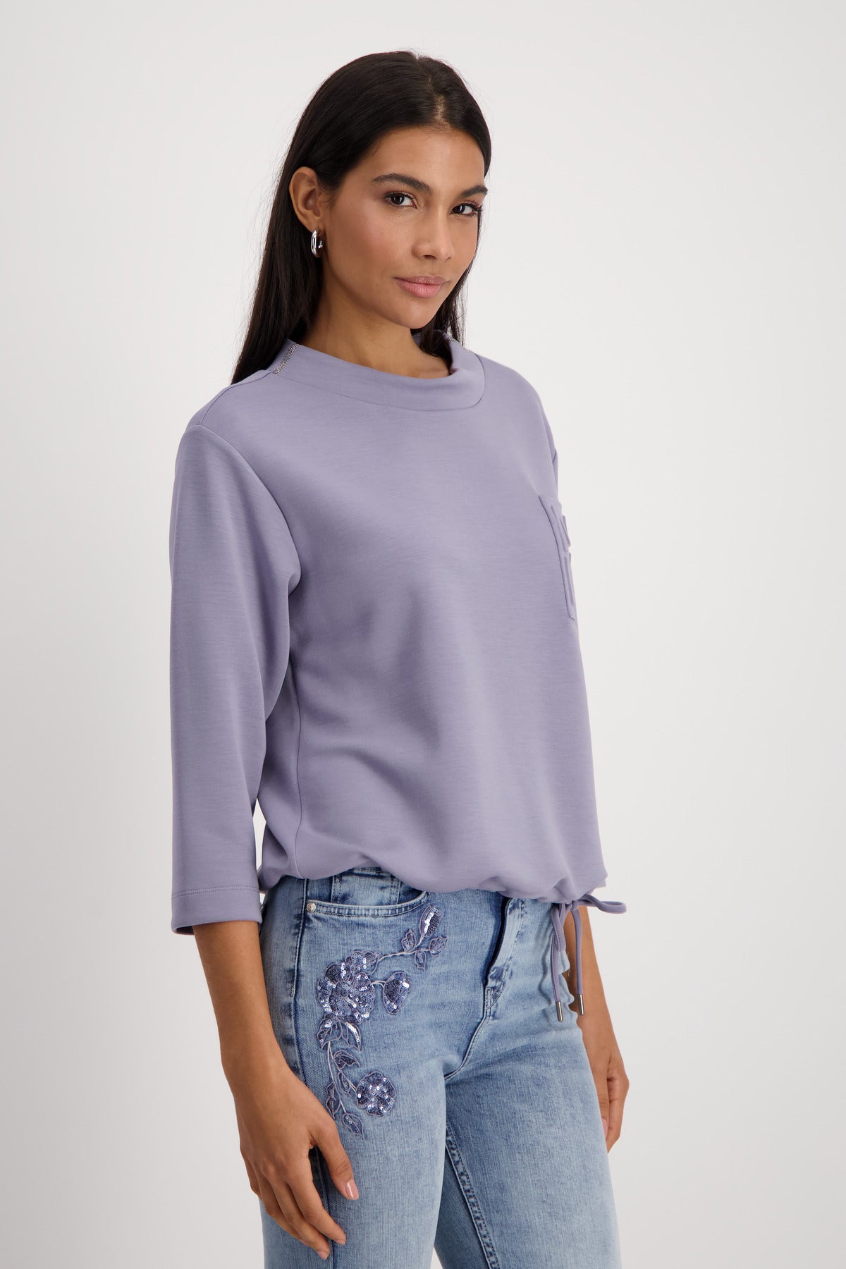 Smoked Purple Sweatshirt - 409376