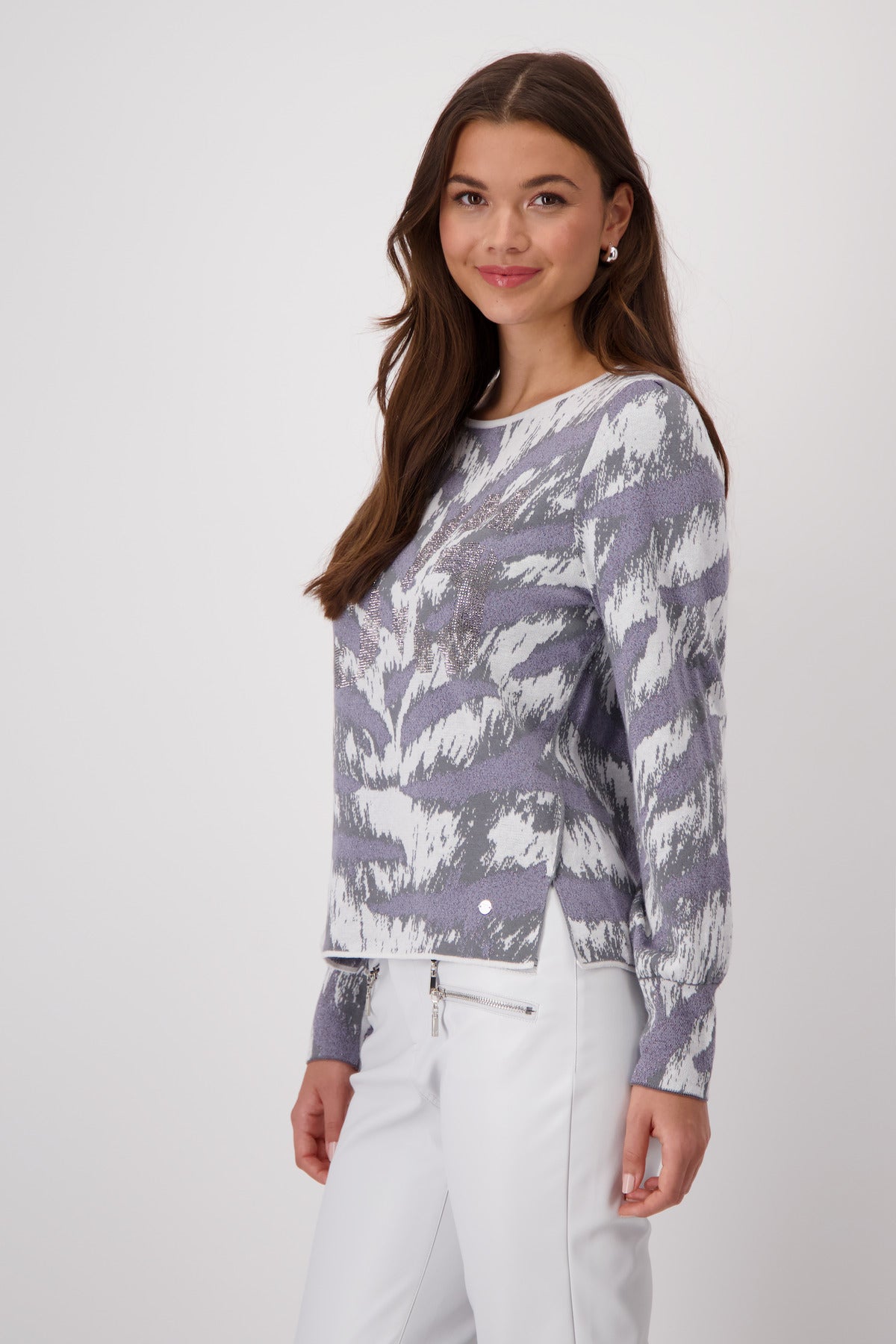Dark Rock Jacquard Jumper - 409295
